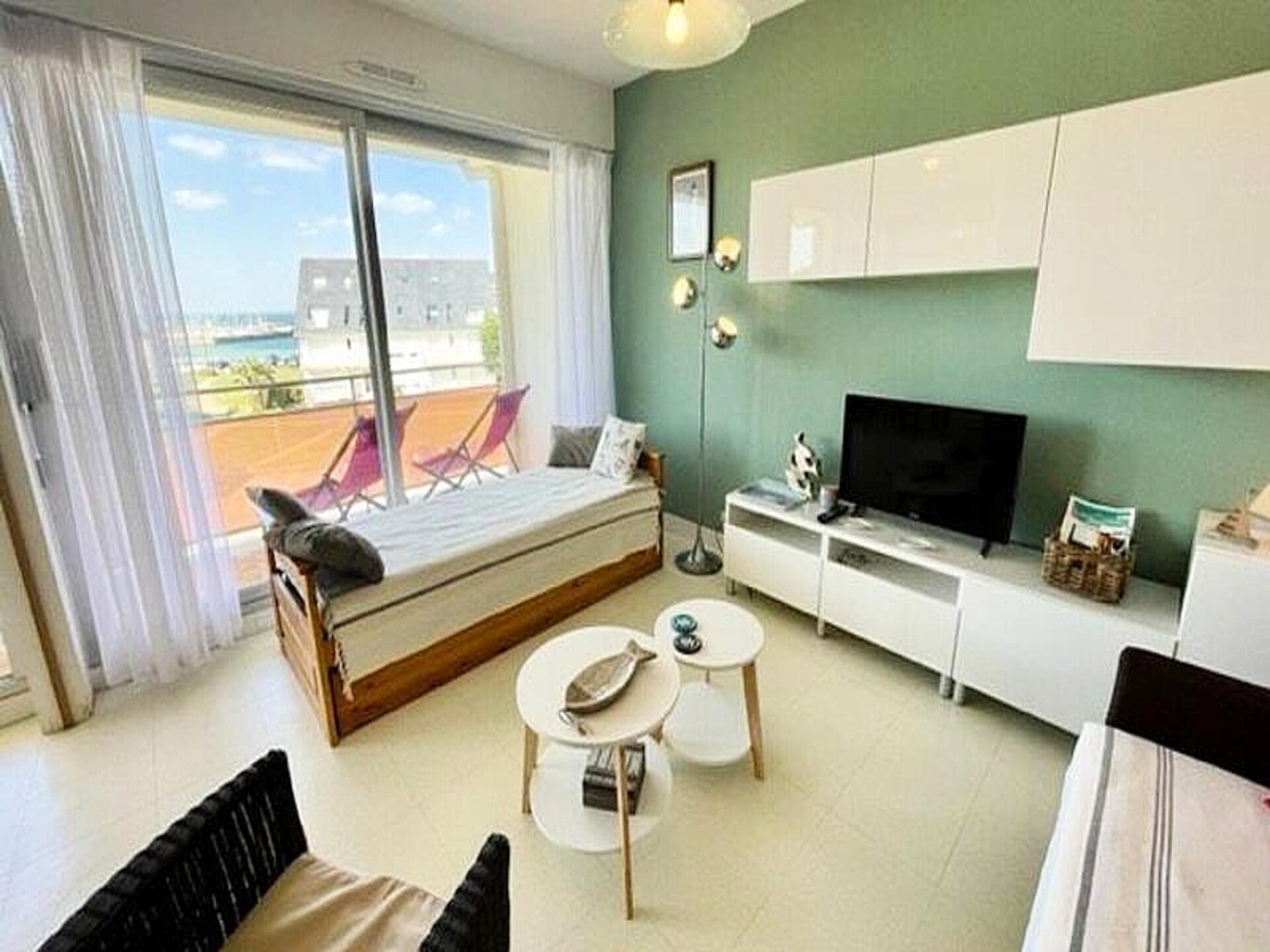 Gezellig studio-appartement met zeezicht in Quiberon, vlakbij het strand - foto 6