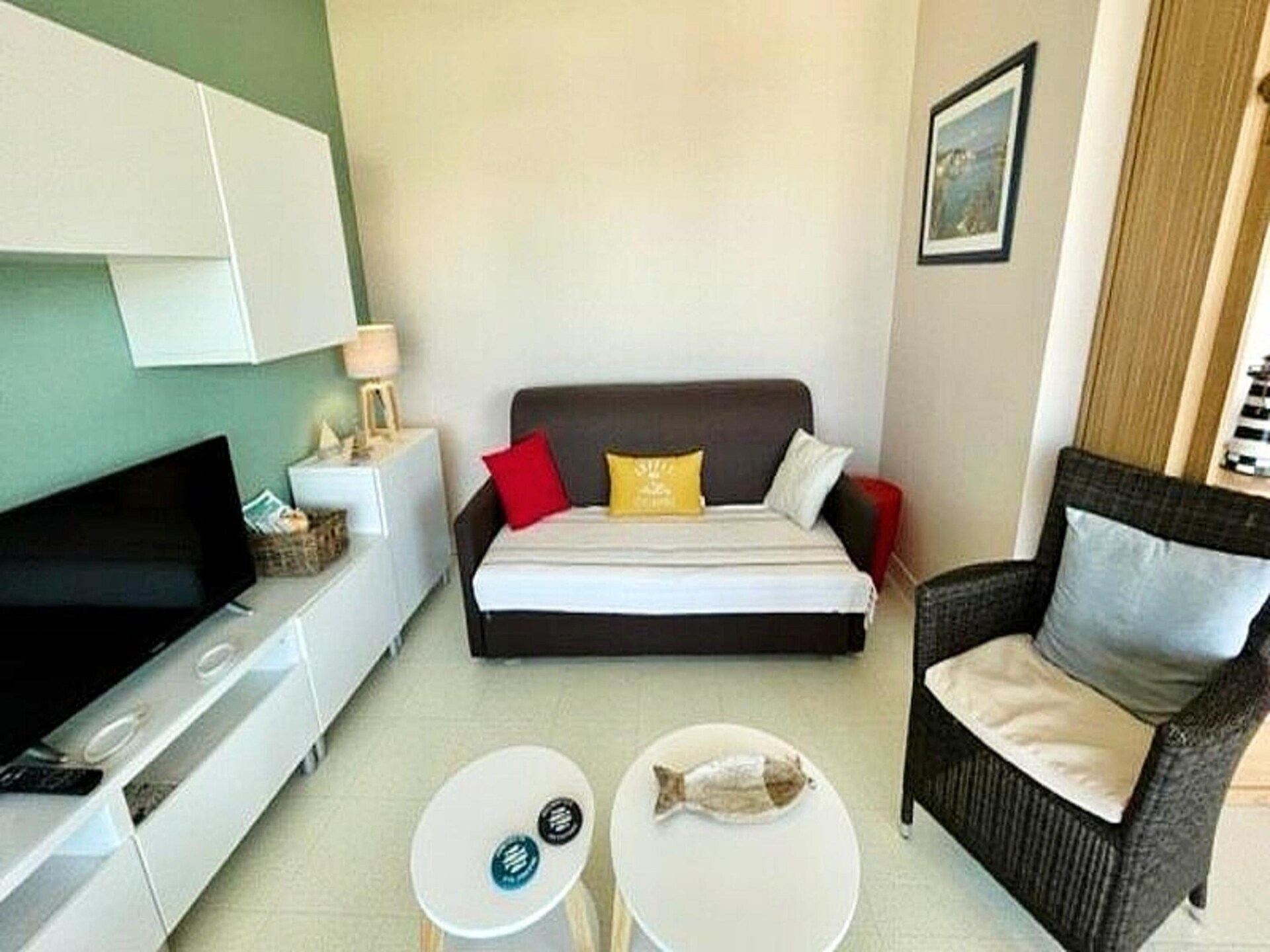 Gezellig studio-appartement met zeezicht in Quiberon, vlakbij het strand - foto 8