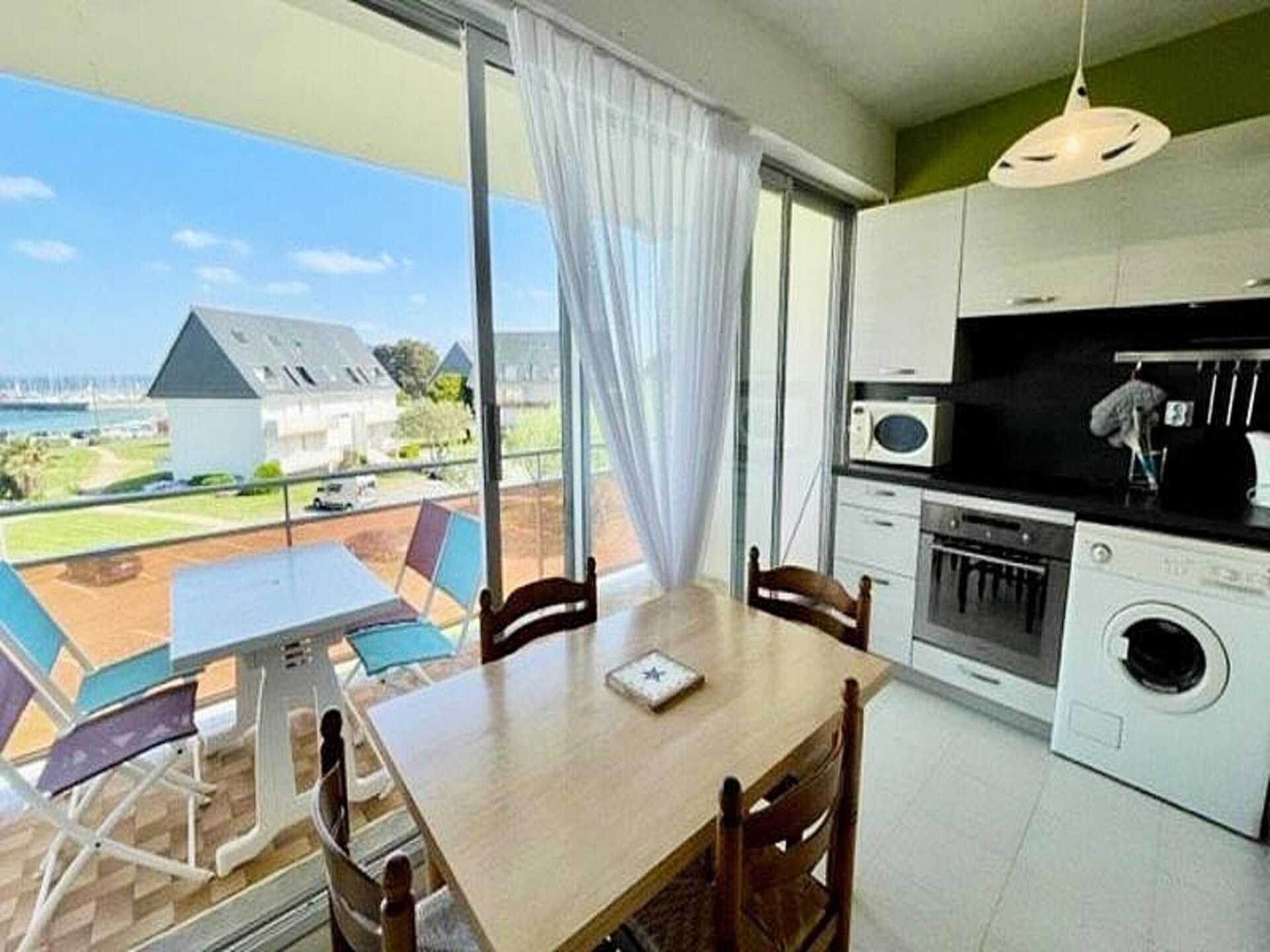 Gezellig studio-appartement met zeezicht in Quiberon, vlakbij het strand - foto 13