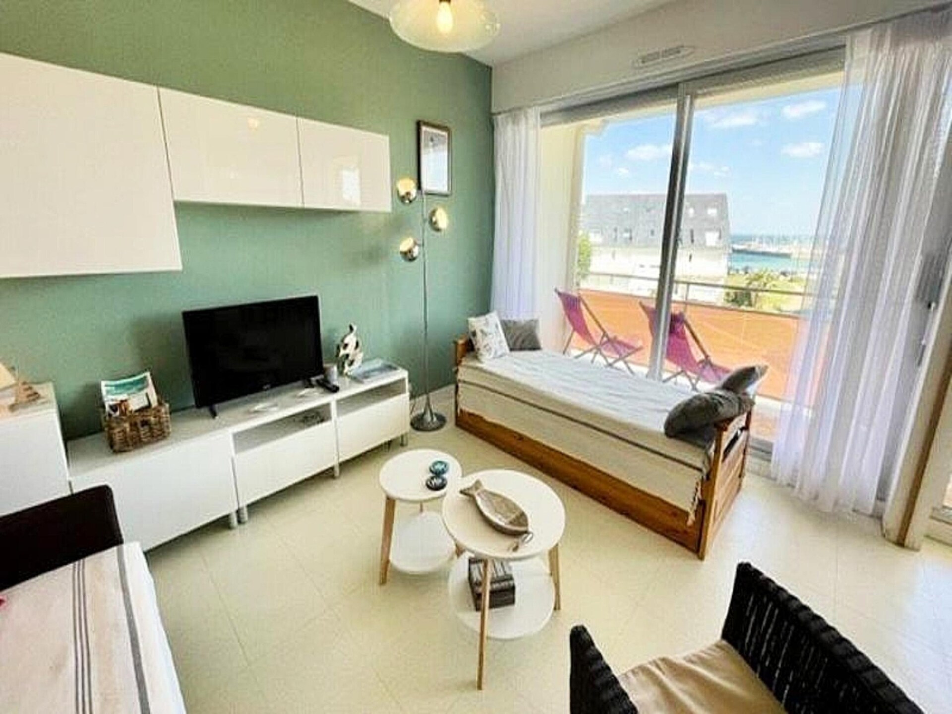 Gezellig studio-appartement met zeezicht in Quiberon, vlakbij het strand - foto 10