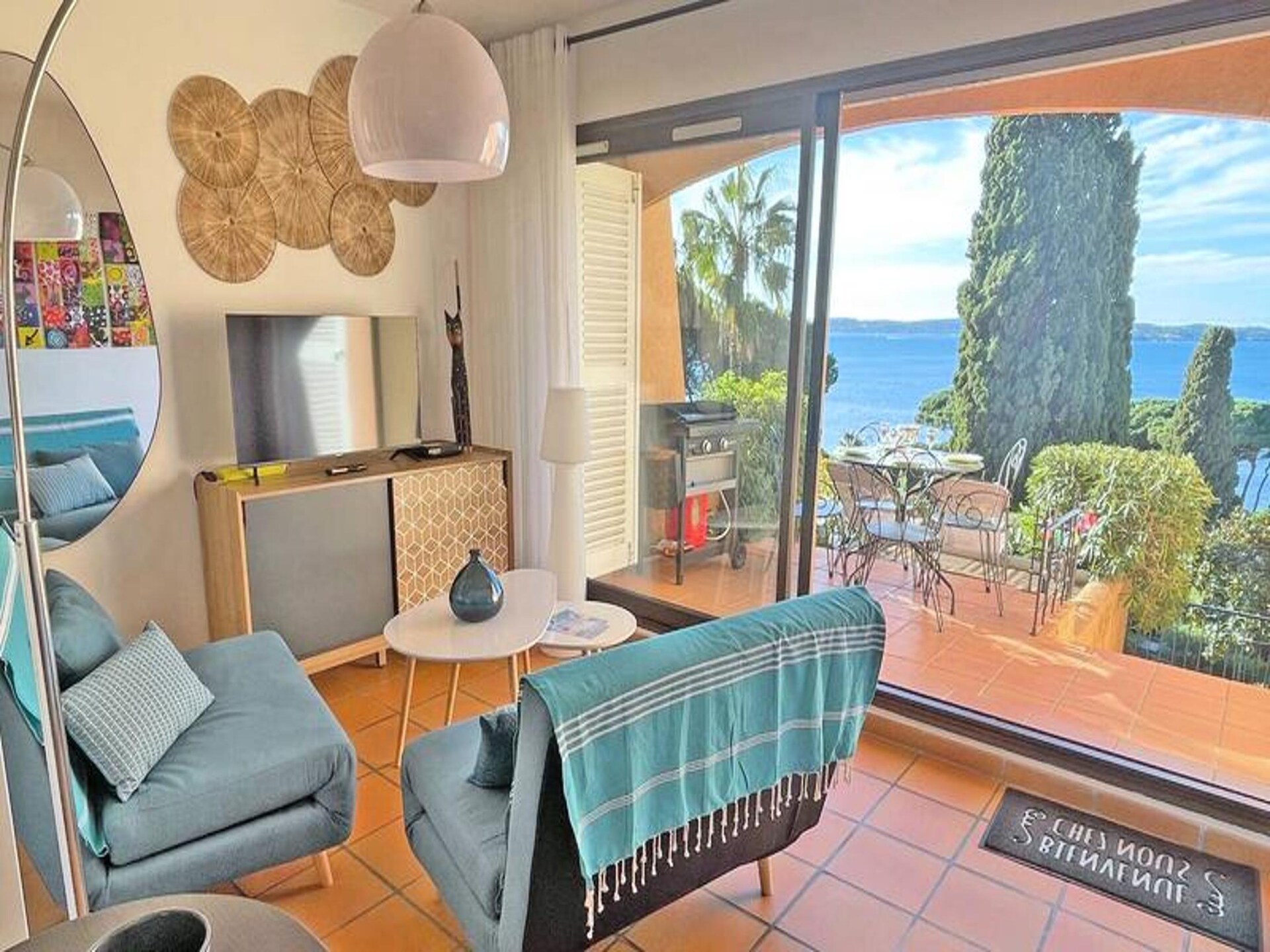 Studio met adembenemend zeezicht en privéstrand in Sainte-Maxime - foto 10