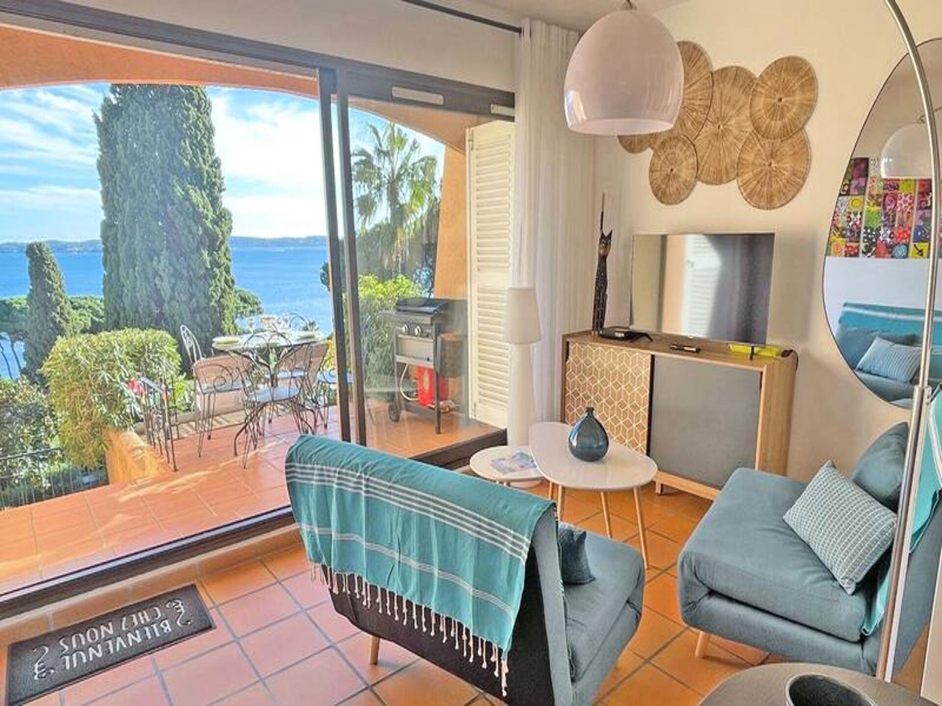 Studio met adembenemend zeezicht en privéstrand in Sainte-Maxime - foto 5