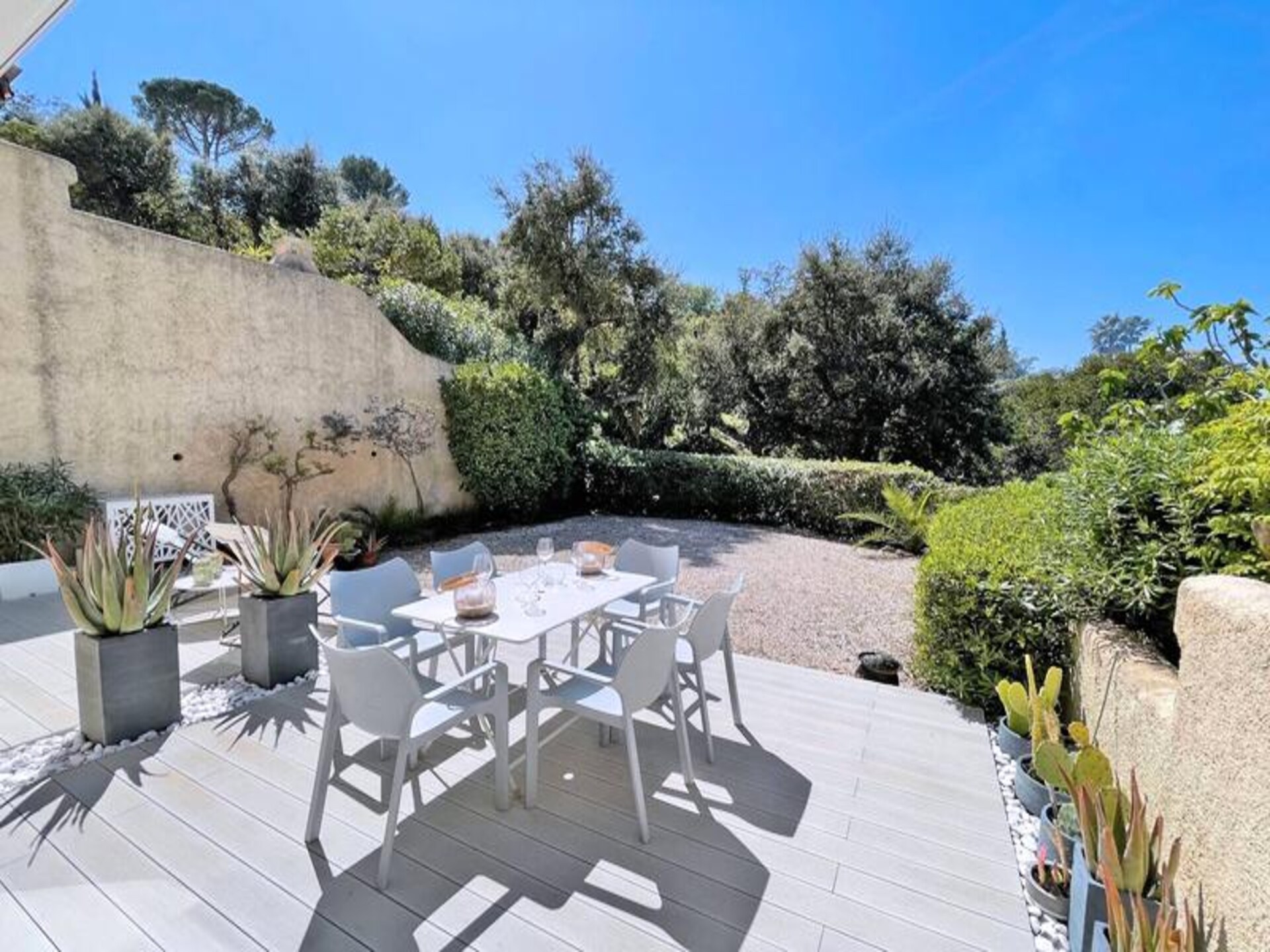 Licht appartement met airco en tuin, op 1,8 km van het strand van Sainte-Maxime - foto 1