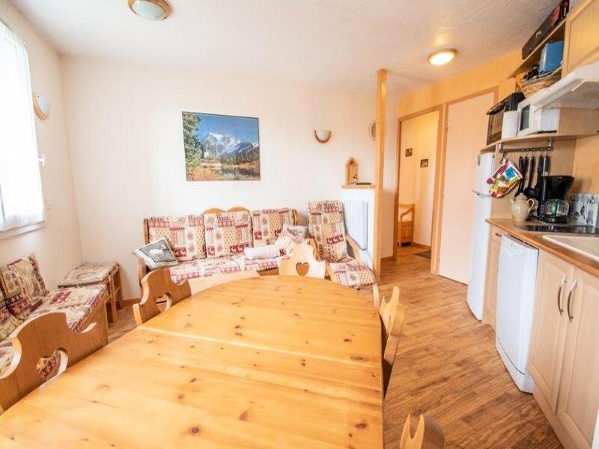 Ruim appartement aan de piste in Vénosc met uitzicht op de bergen - foto 12