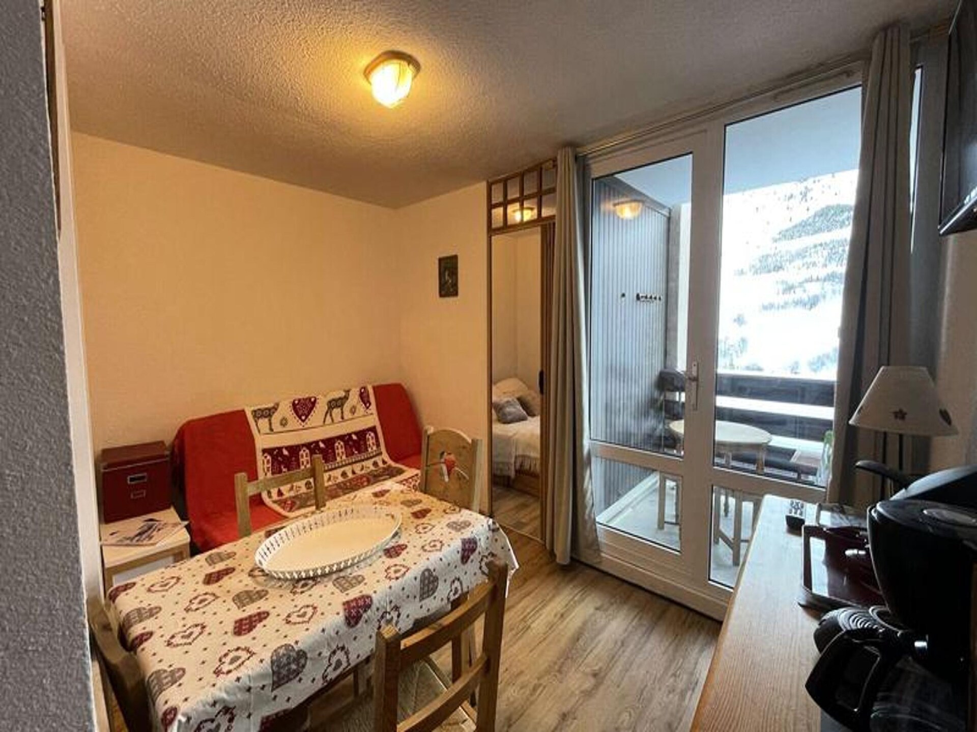 Knus appartement op de piste in Vénosc met panoramisch bergzicht - foto 15