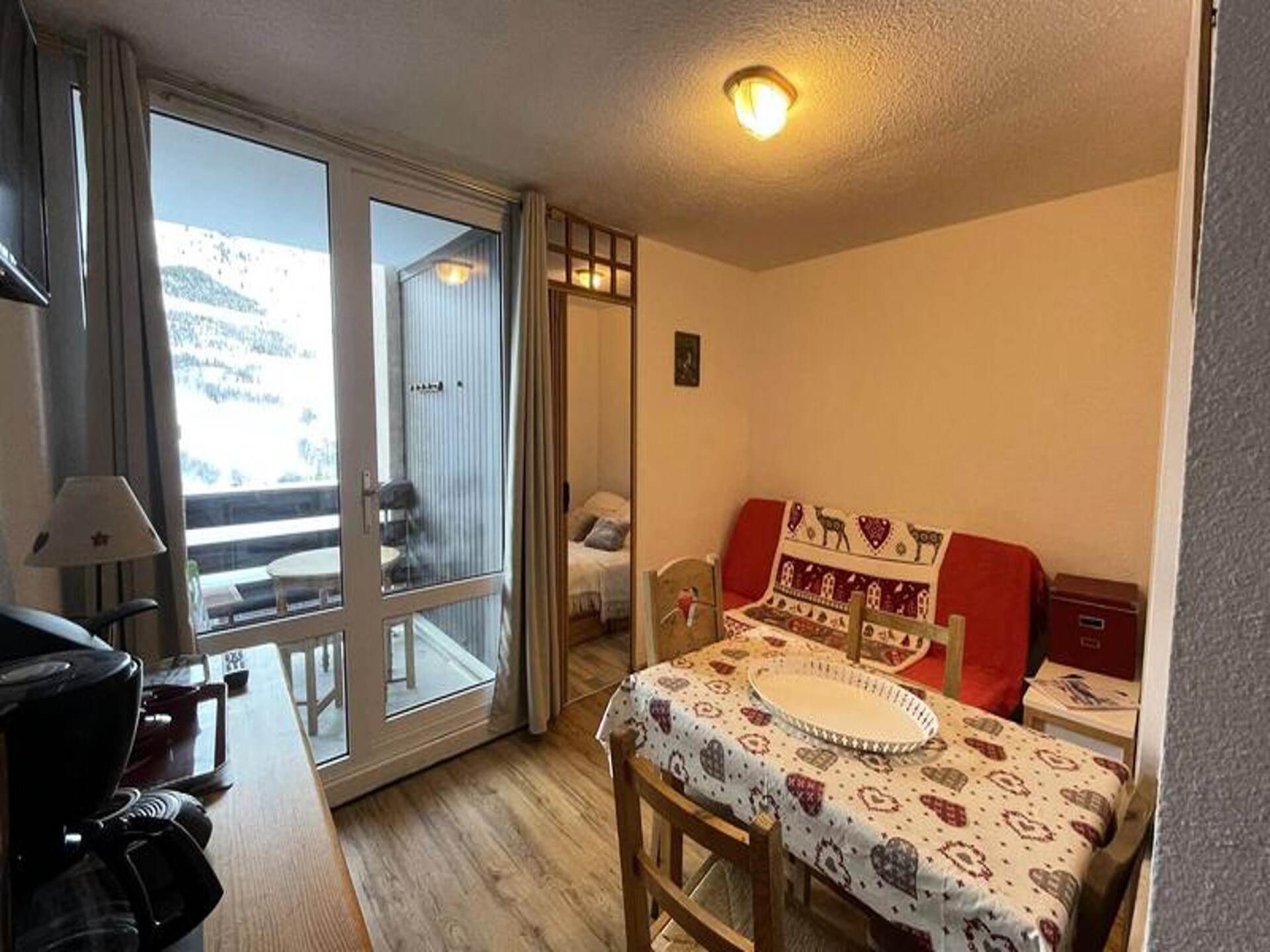 Knus appartement op de piste in Vénosc met panoramisch bergzicht - foto 14