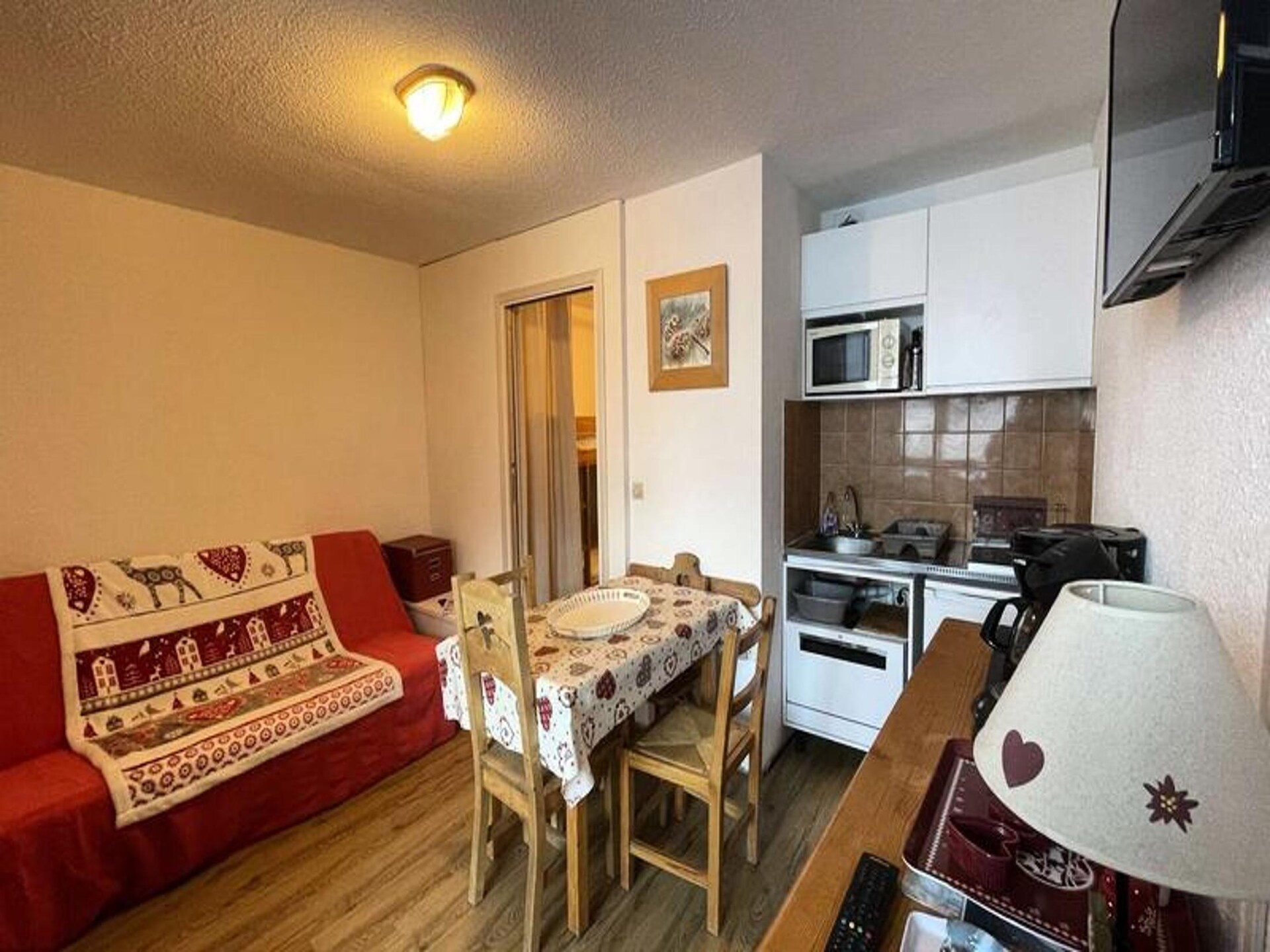 Knus appartement op de piste in Vénosc met panoramisch bergzicht - foto 25