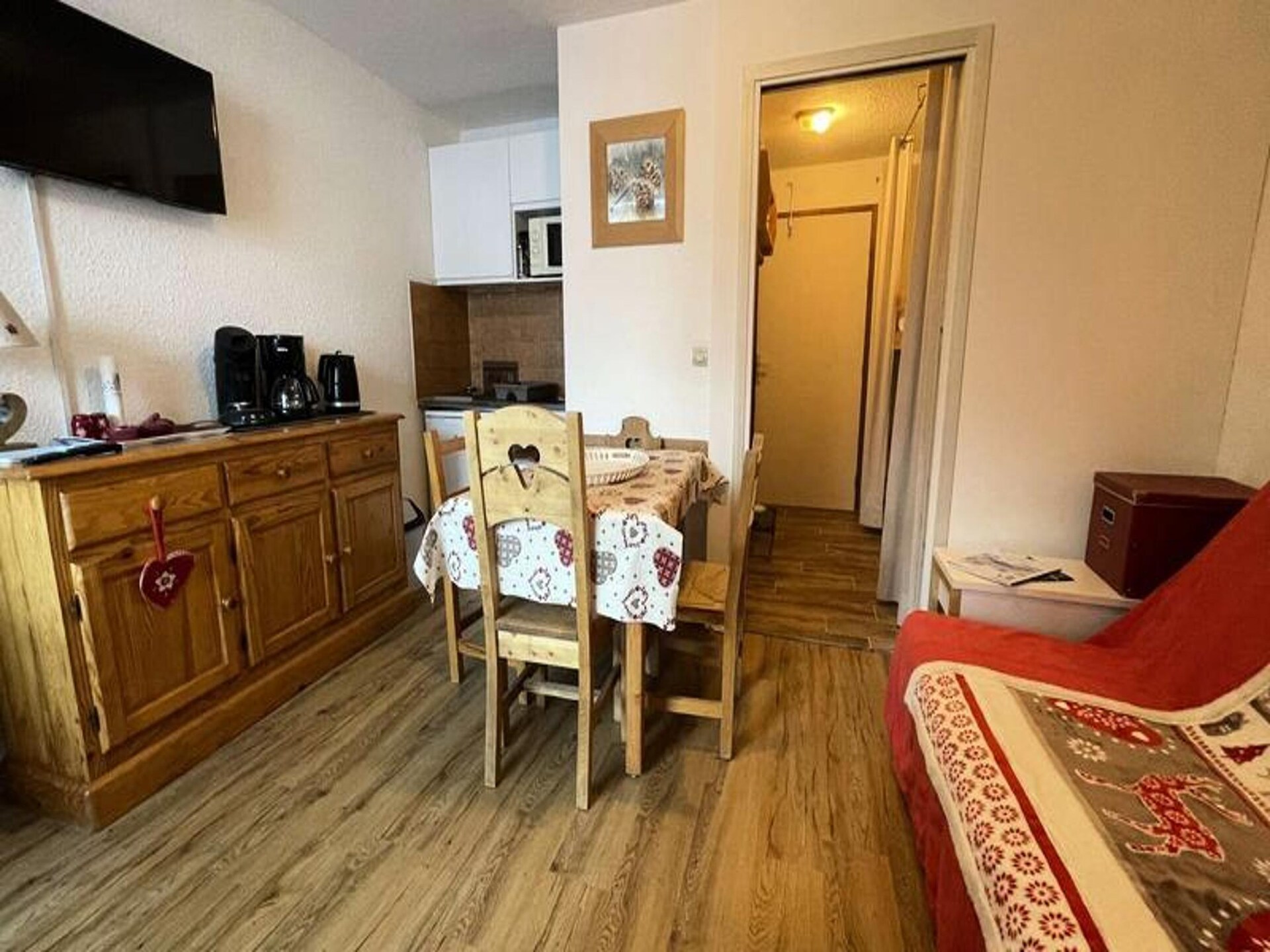 Knus appartement op de piste in Vénosc met panoramisch bergzicht - foto 16