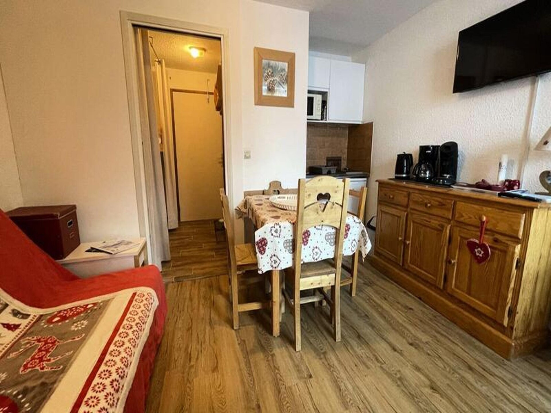Knus appartement op de piste in Vénosc met panoramisch bergzicht - foto 17