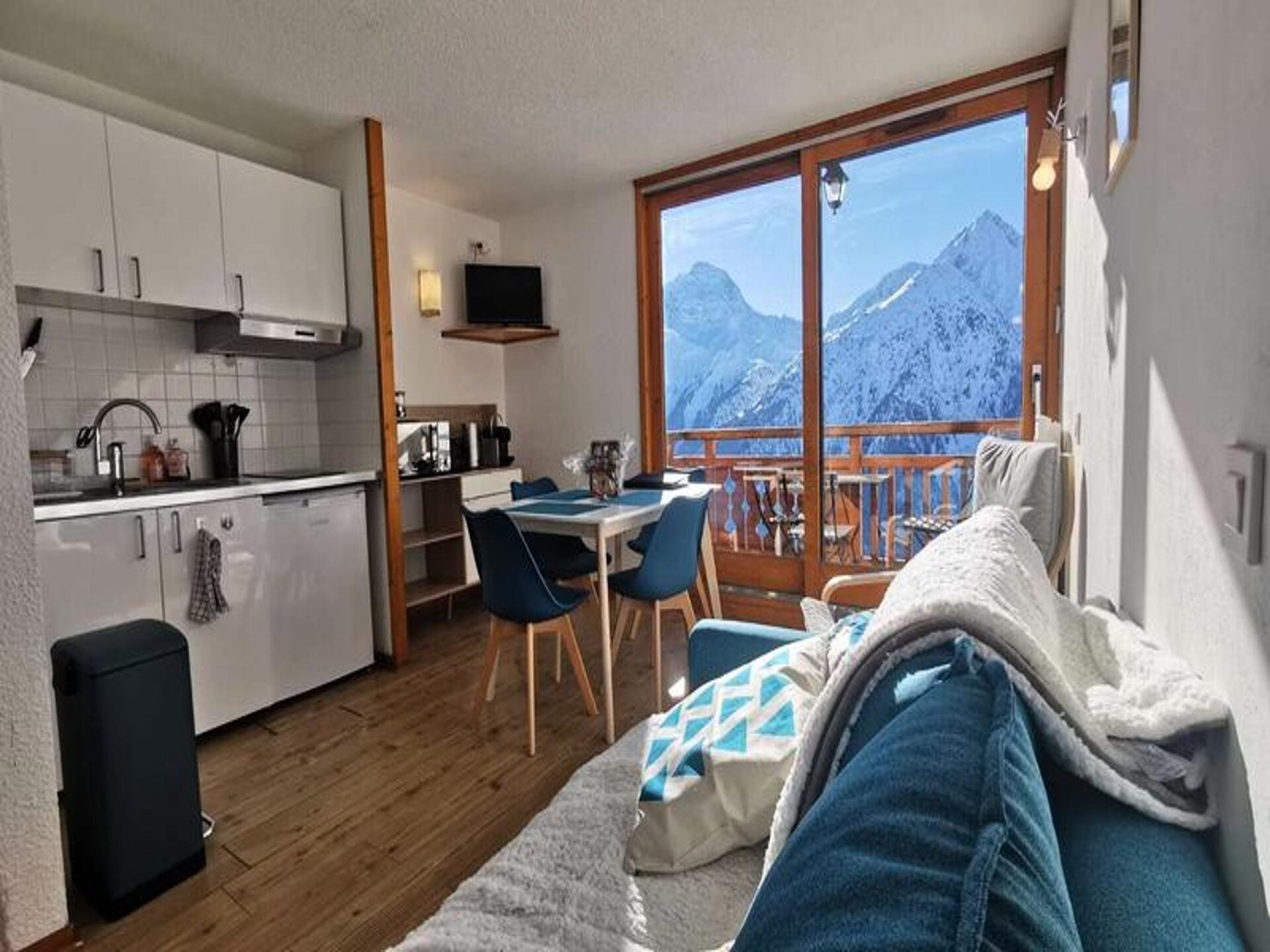 Appartement Soleil in Venosc: direct aan de piste met zuidbalkon - foto 22