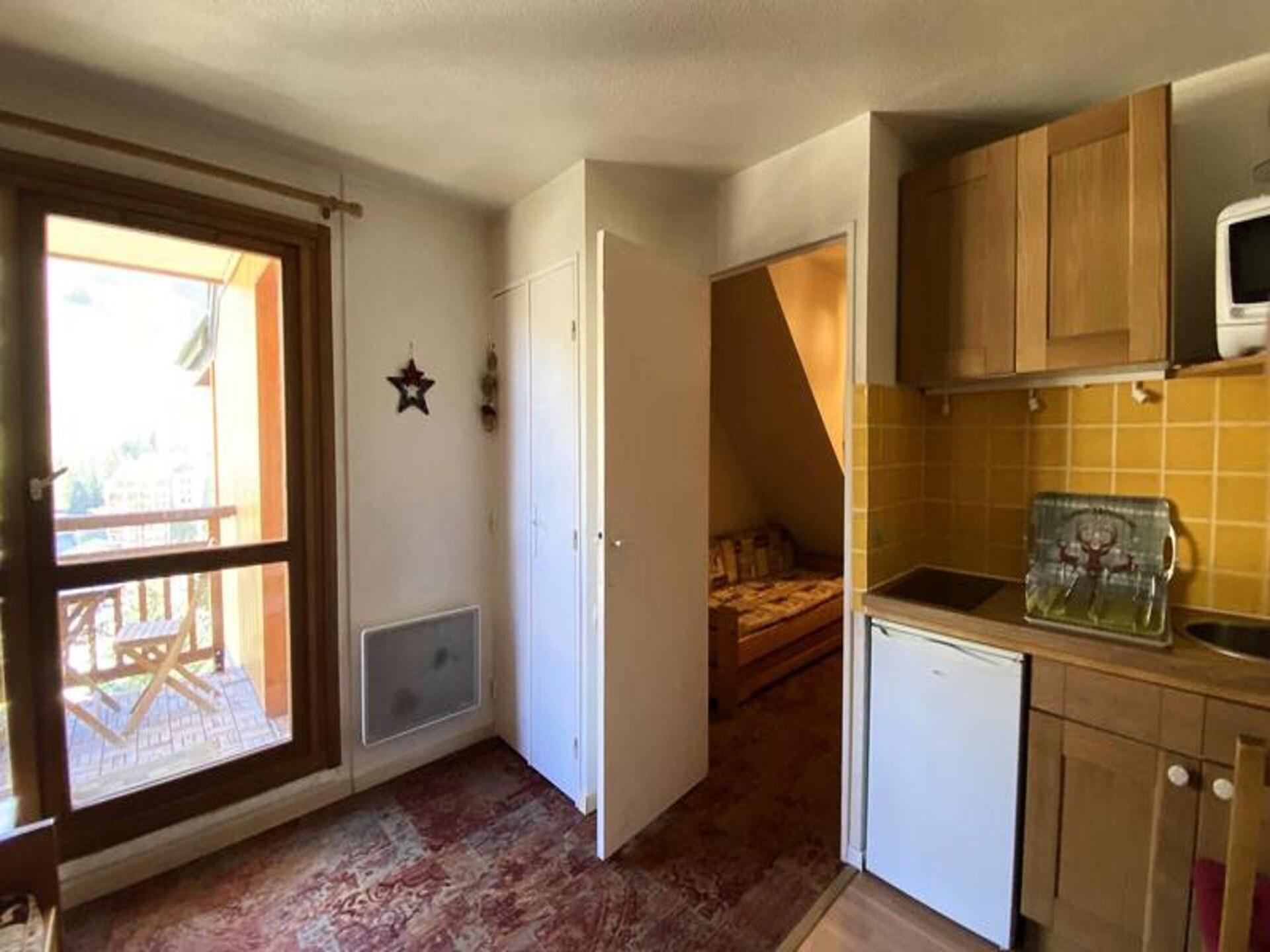 Knusse studio aan de piste in Venosc met balkon en prachtig uitzicht - foto 13