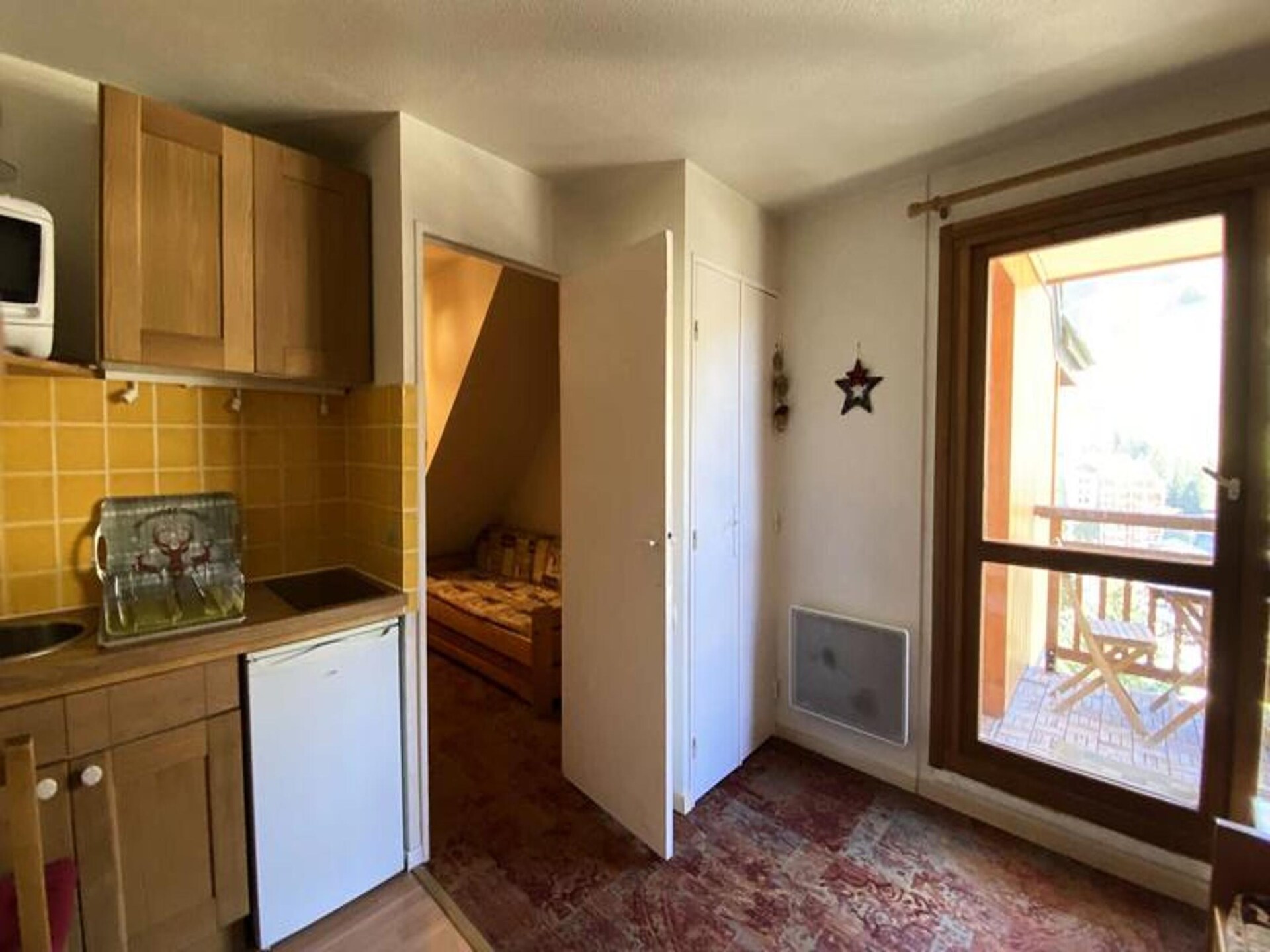 Knusse studio aan de piste in Venosc met balkon en prachtig uitzicht - foto 14