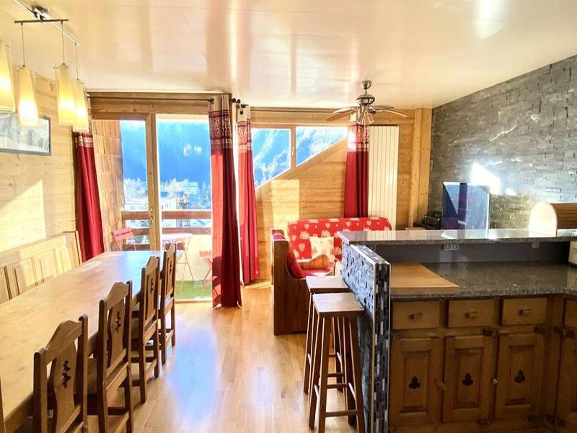 Stijlvol 3-kamerappartement in het hart van Vénosc met panoramisch bergzicht - foto 9