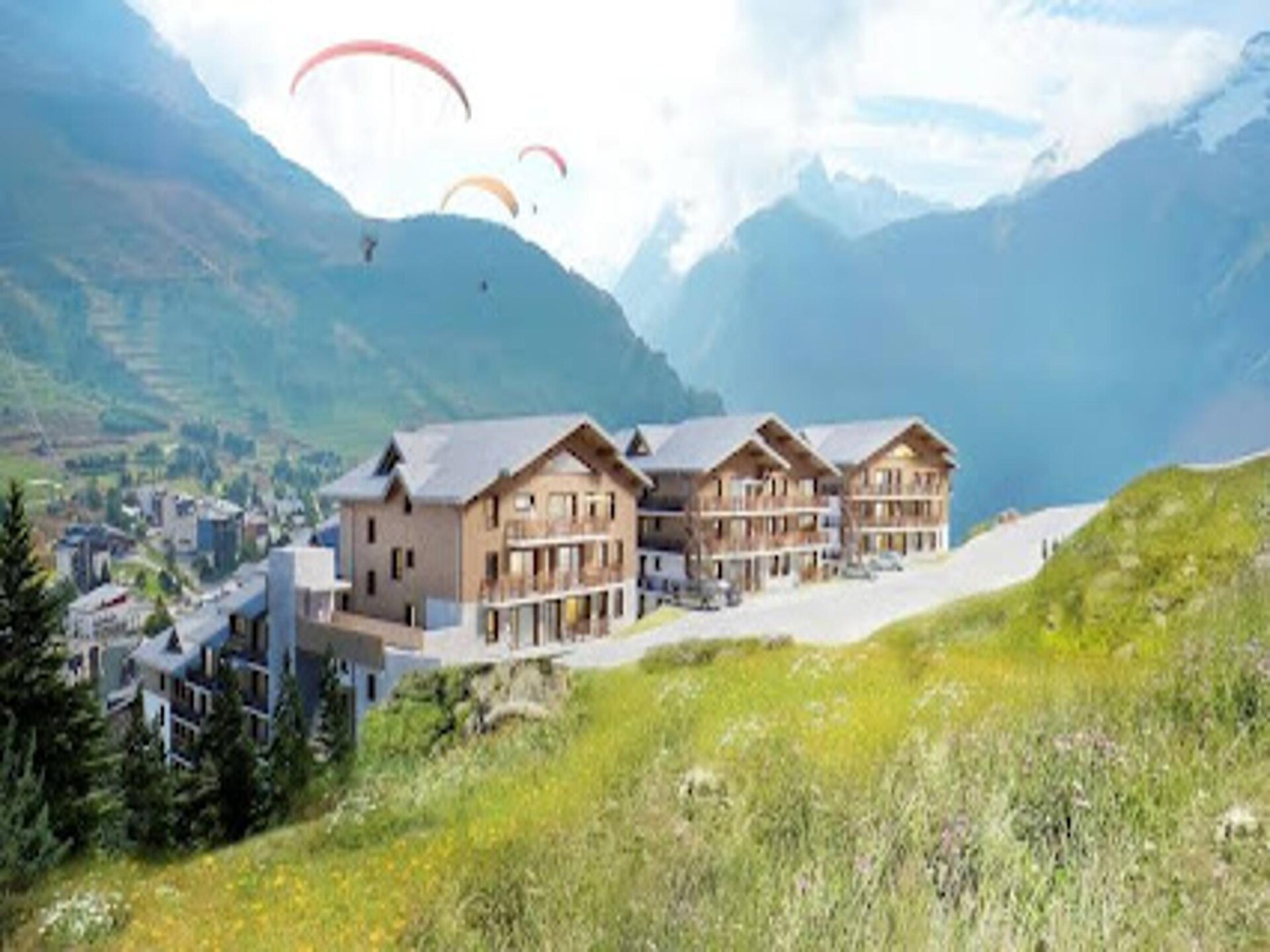 Stijlvol 3-kamerappartement in het hart van Vénosc met panoramisch bergzicht - foto 3