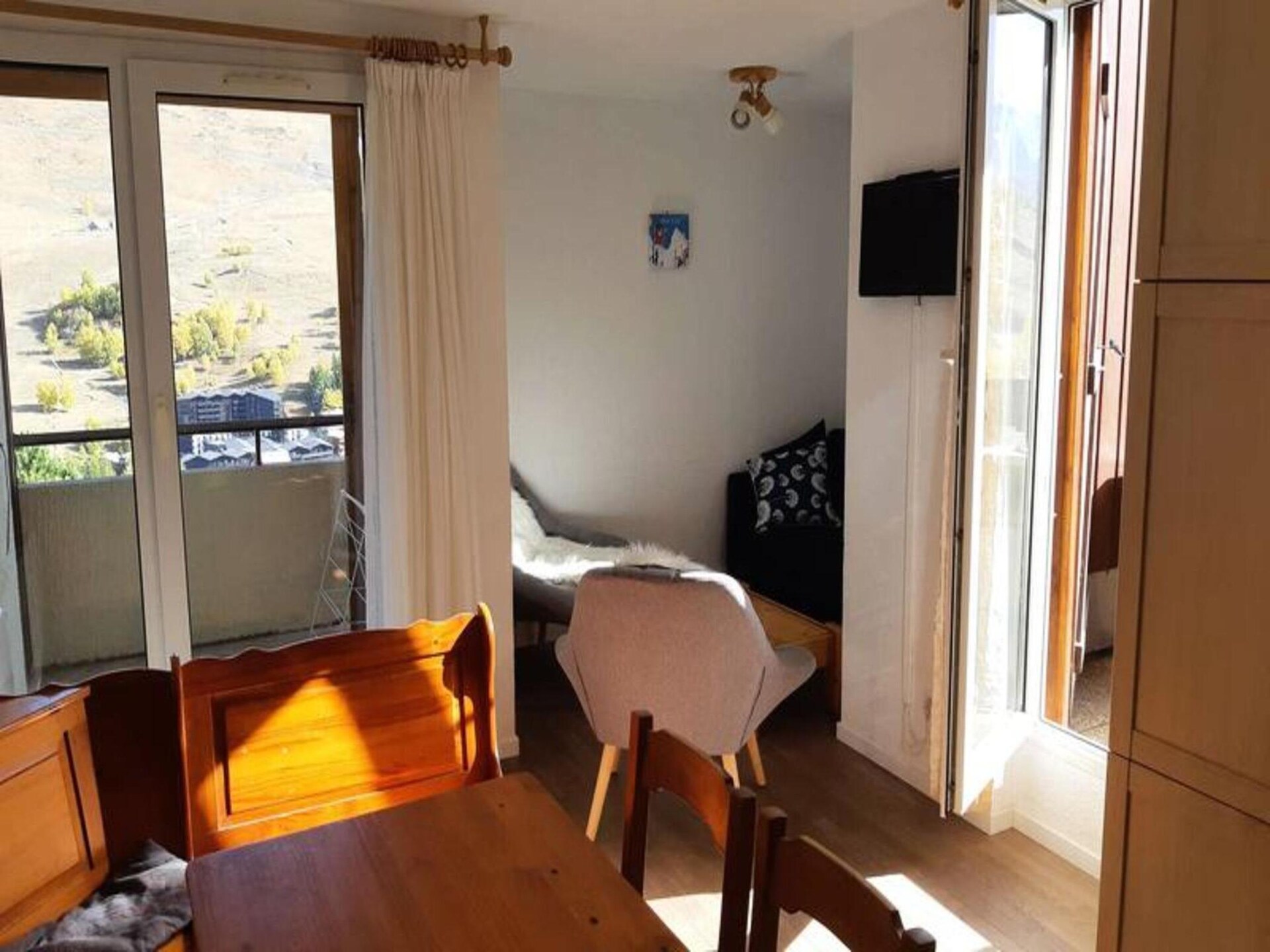 Ruim appartement voor 6 personen met panoramisch uitzicht op Vallée Blanche - foto 8