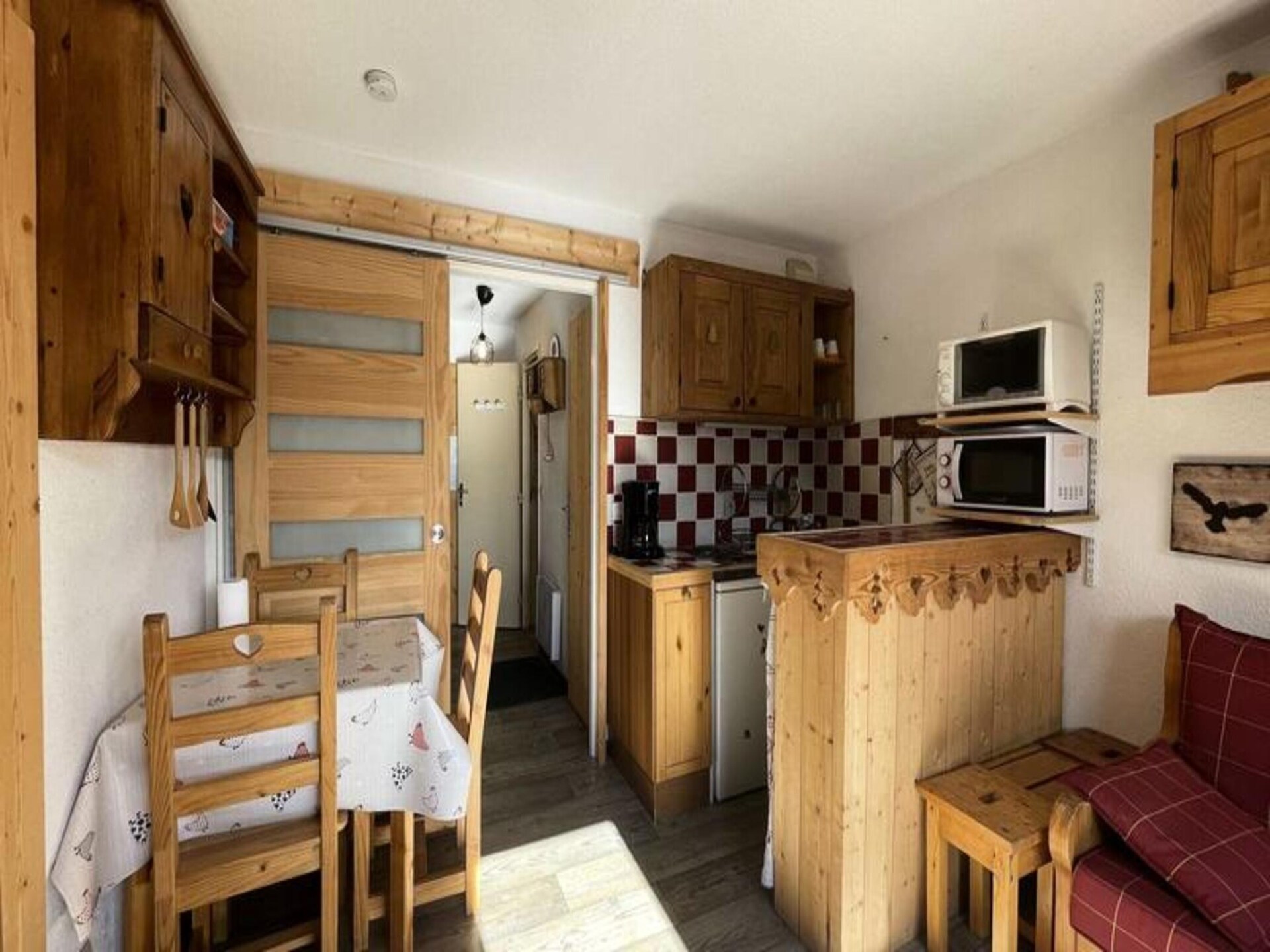 Knus appartement in Venosc met balkon en uitzicht op de Muzelle - foto 10
