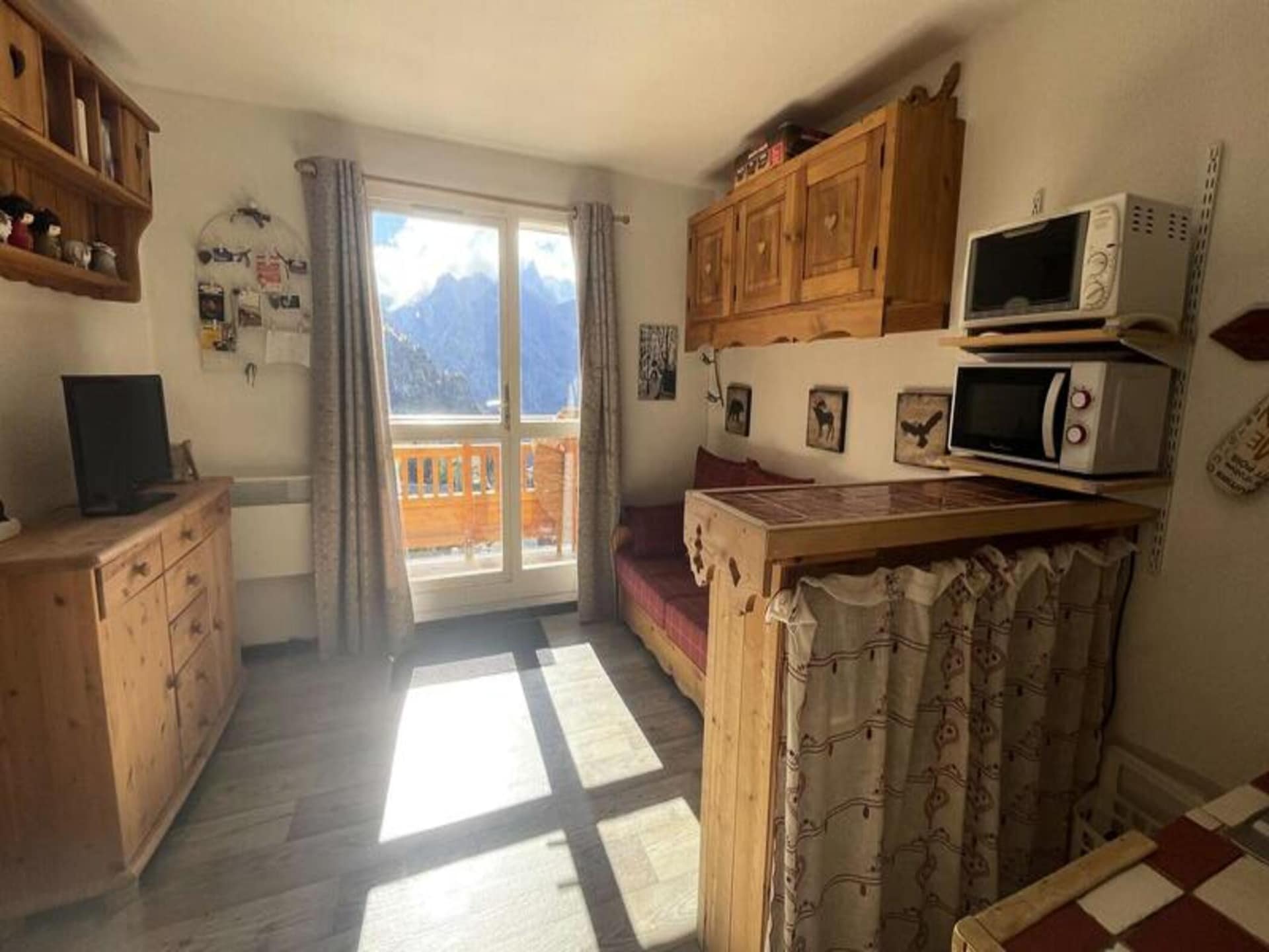 Knus appartement in Venosc met balkon en uitzicht op de Muzelle - foto 7