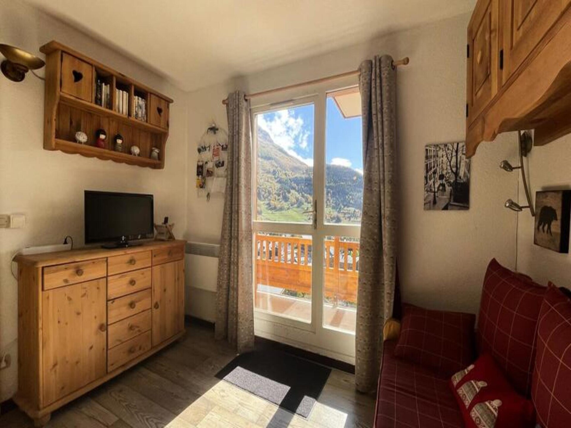 Knus appartement in Venosc met balkon en uitzicht op de Muzelle - foto 9