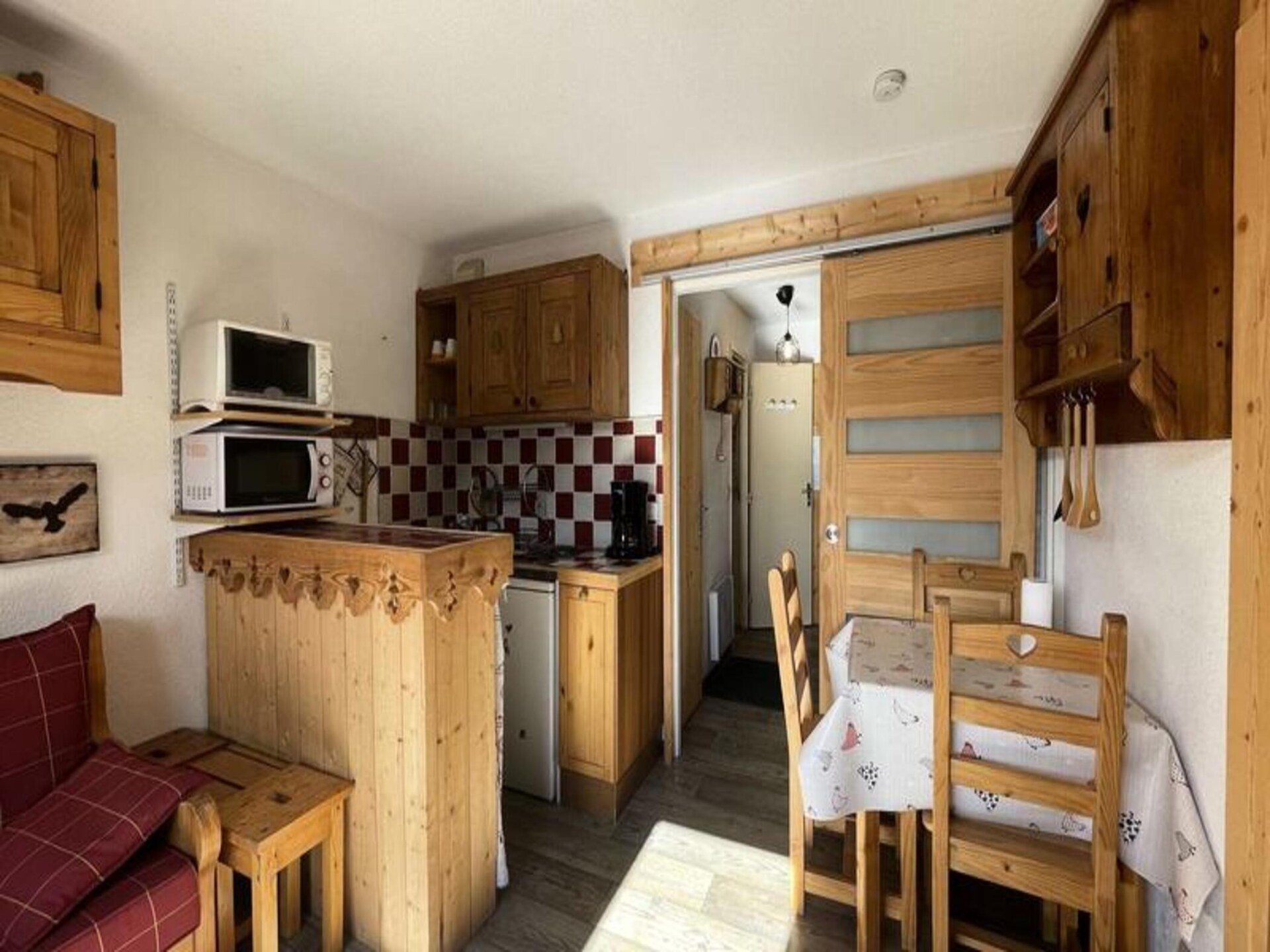 Knus appartement in Venosc met balkon en uitzicht op de Muzelle - foto 4