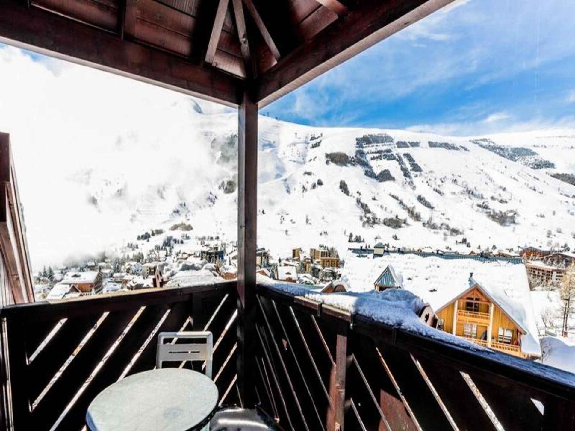 Résidence Apheratz F57: Panoramisch appartement voor 6 in Vénosc - foto 18