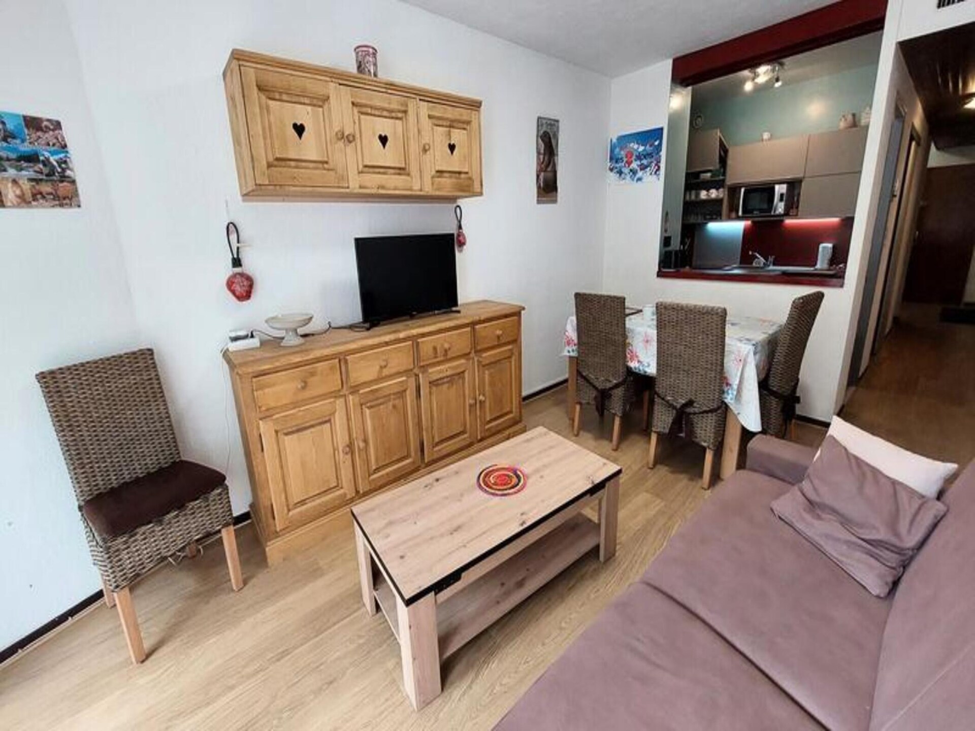 Studio-appartement Résidence Sappey in Vénosc, 4 pers., balkon op het westen - foto 2