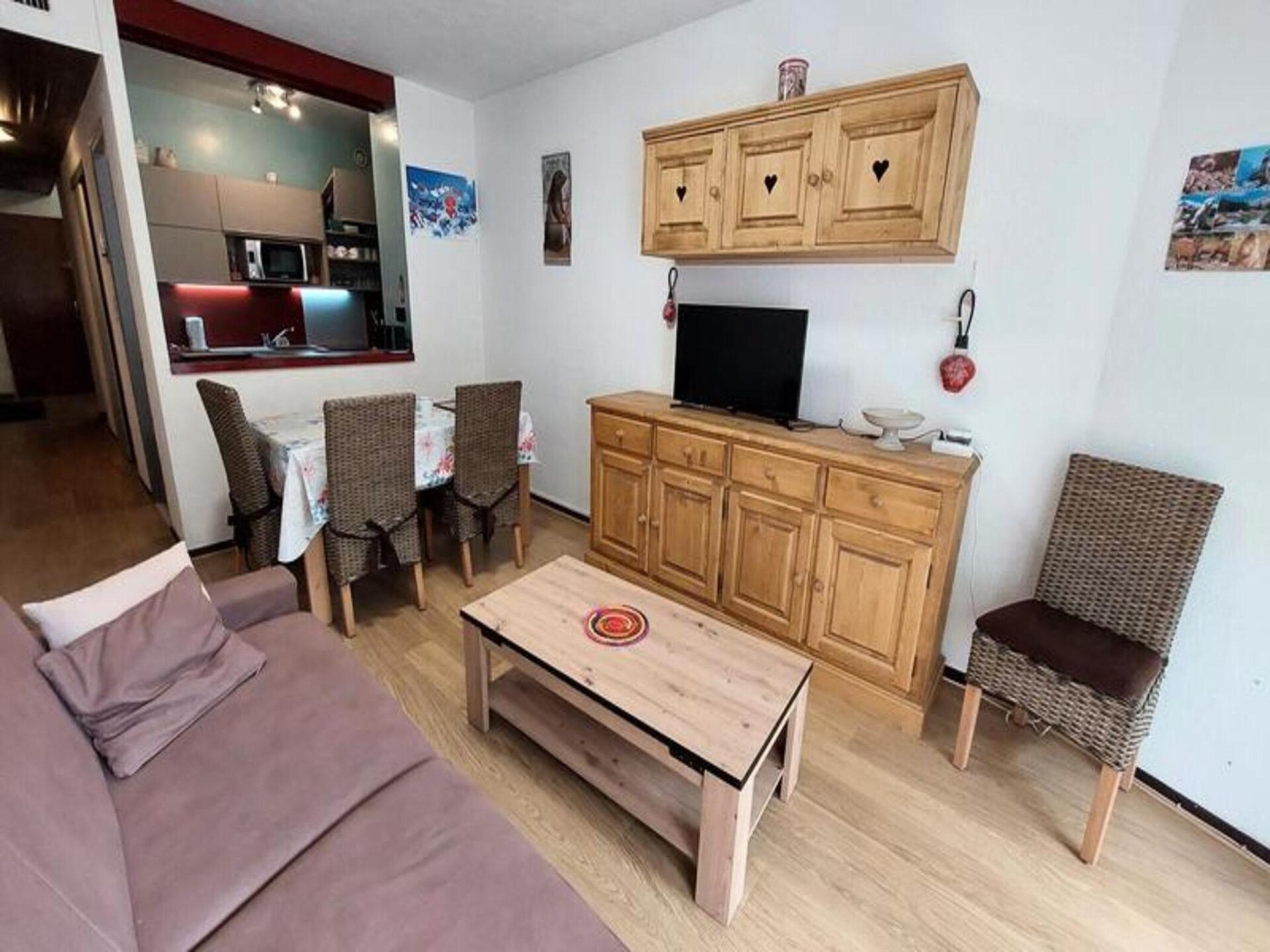 Studio-appartement Résidence Sappey in Vénosc, 4 pers., balkon op het westen - foto 10