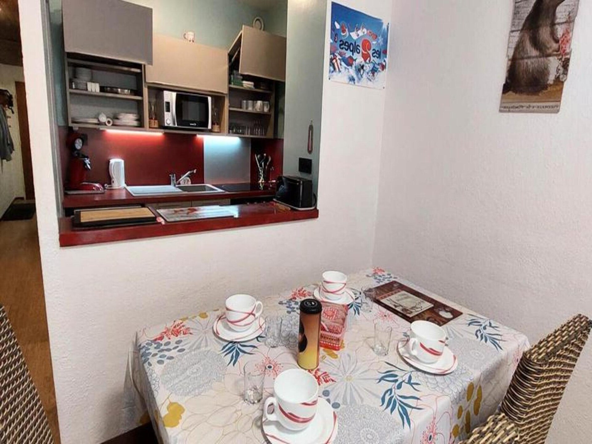 Studio-appartement Résidence Sappey in Vénosc, 4 pers., balkon op het westen - foto 13