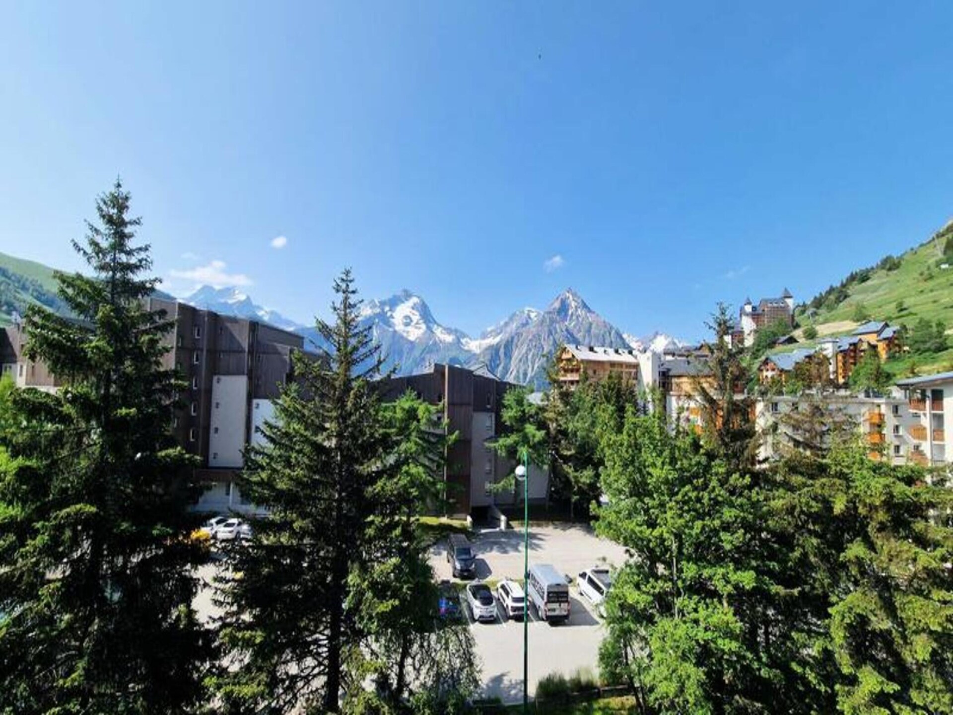 Studio op 4e verdieping met zuidbalkon en bergzicht aan de voet van de piste - foto 6