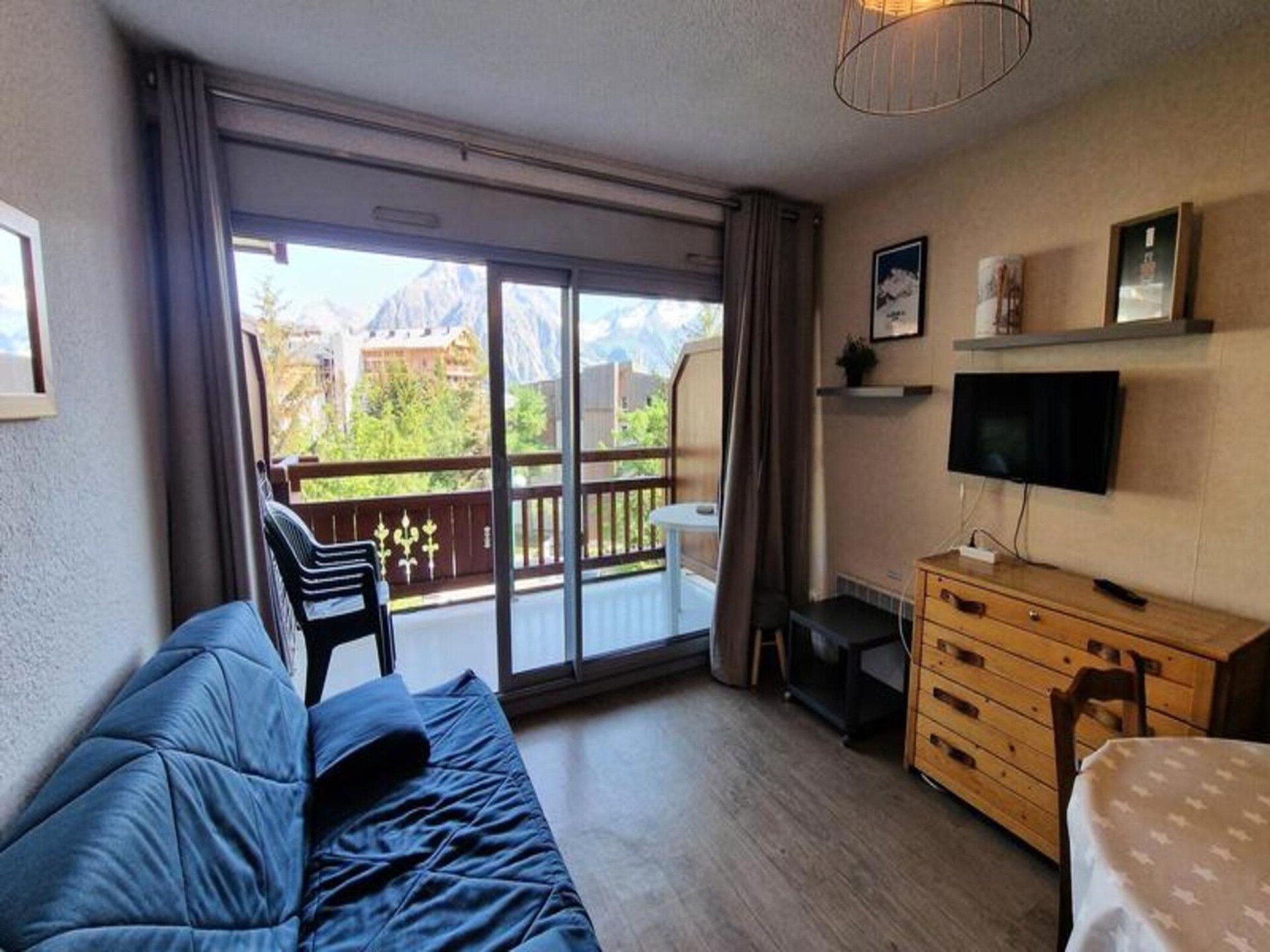 Studio op 4e verdieping met zuidbalkon en bergzicht aan de voet van de piste - foto 12