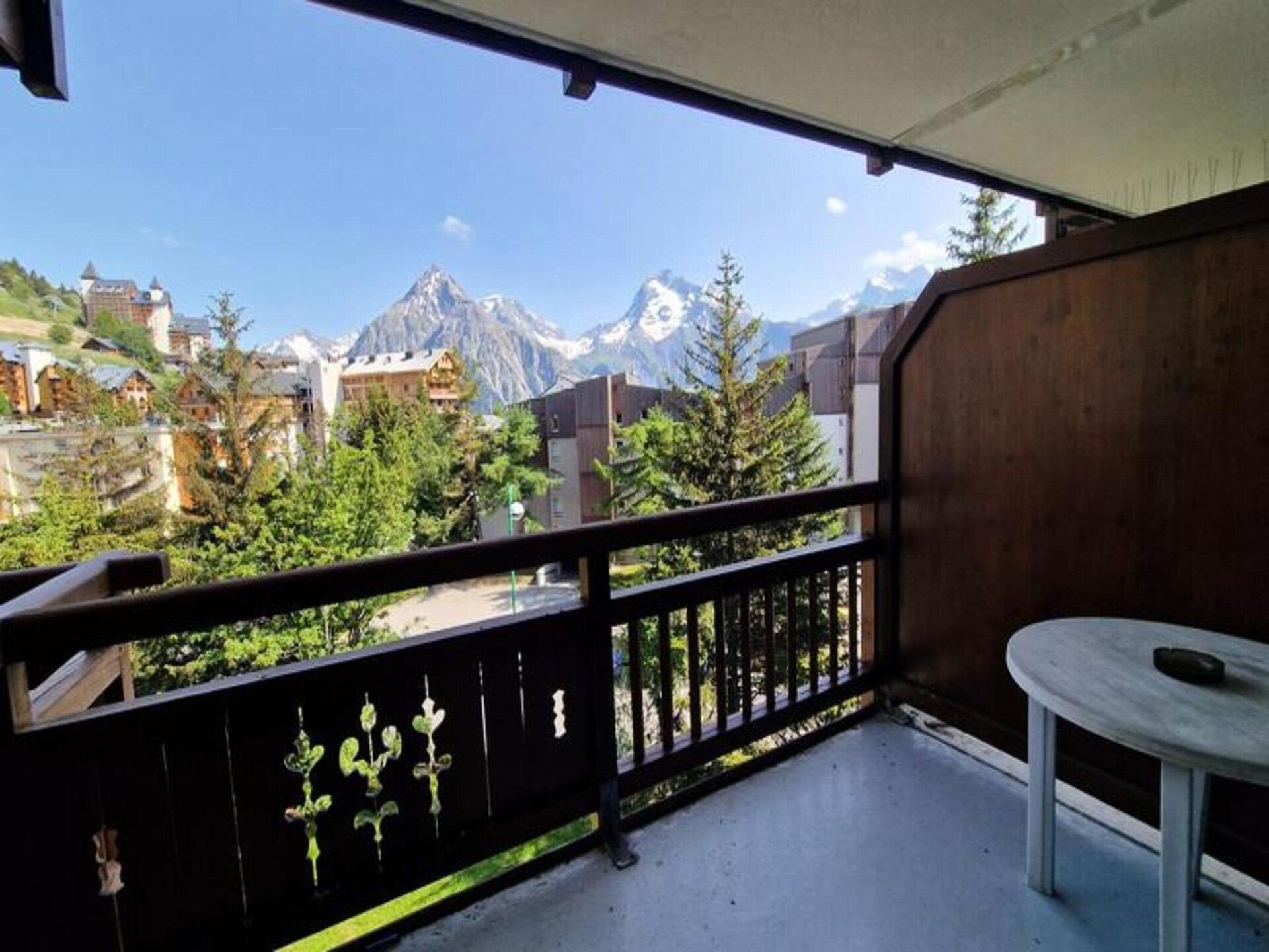 Studio op 4e verdieping met zuidbalkon en bergzicht aan de voet van de piste - foto 25