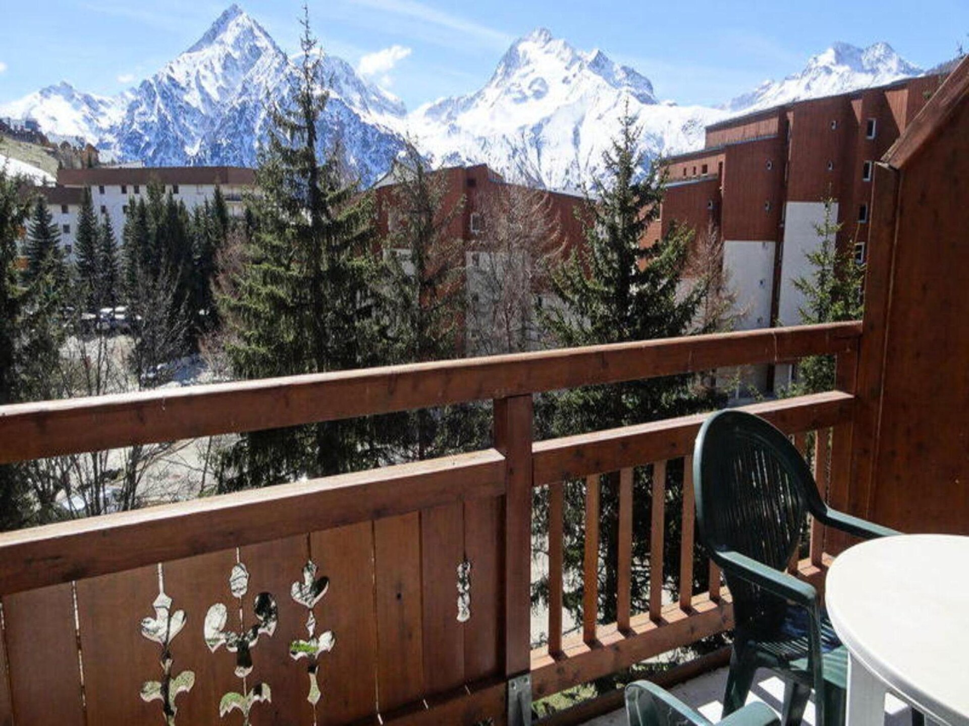 Studio op 4e verdieping met zuidbalkon en bergzicht aan de voet van de piste - foto 26