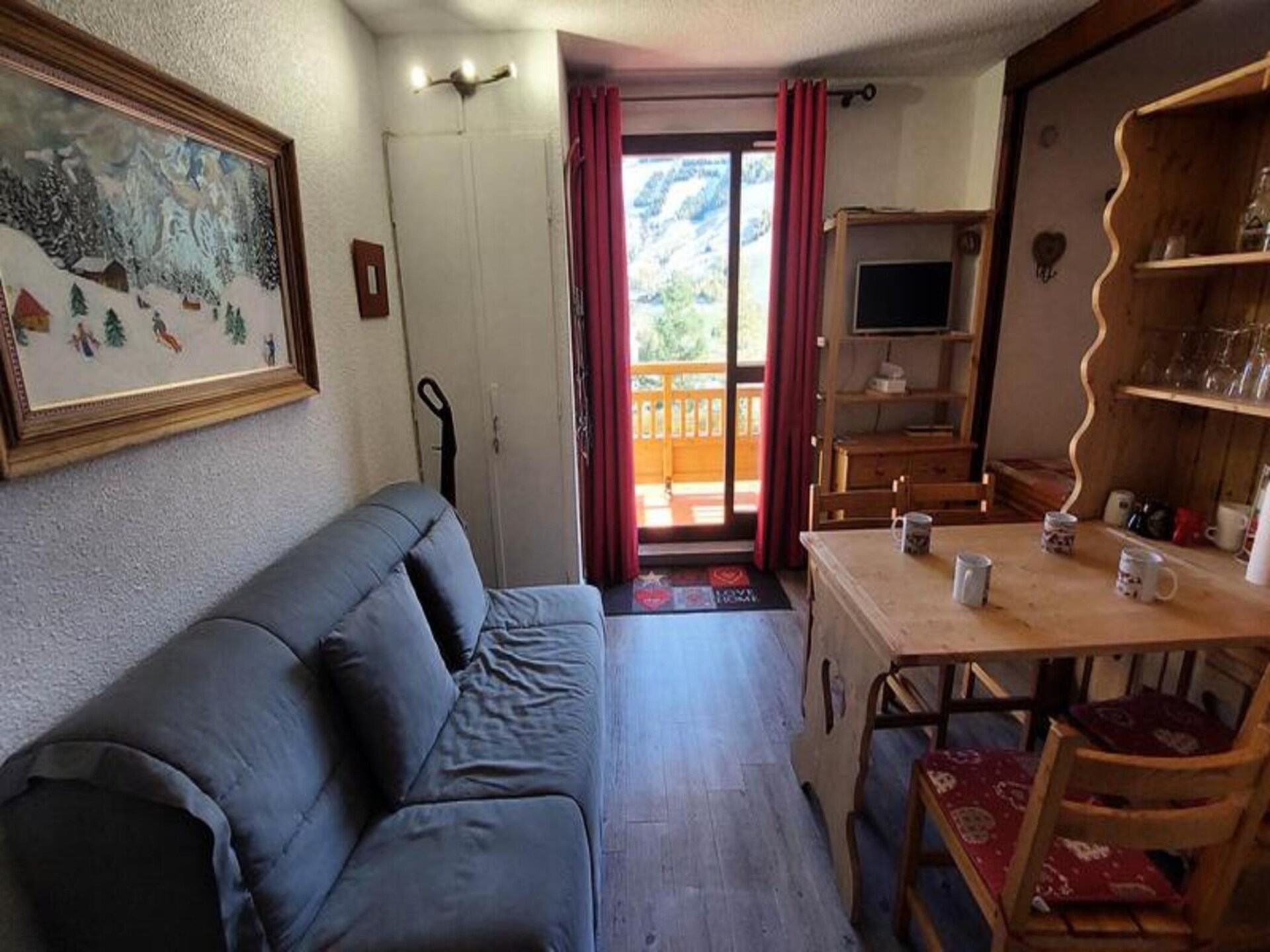 Knus appartement op 7e verdieping met balkon, vlakbij de Diable-lift in Venosc - foto 2