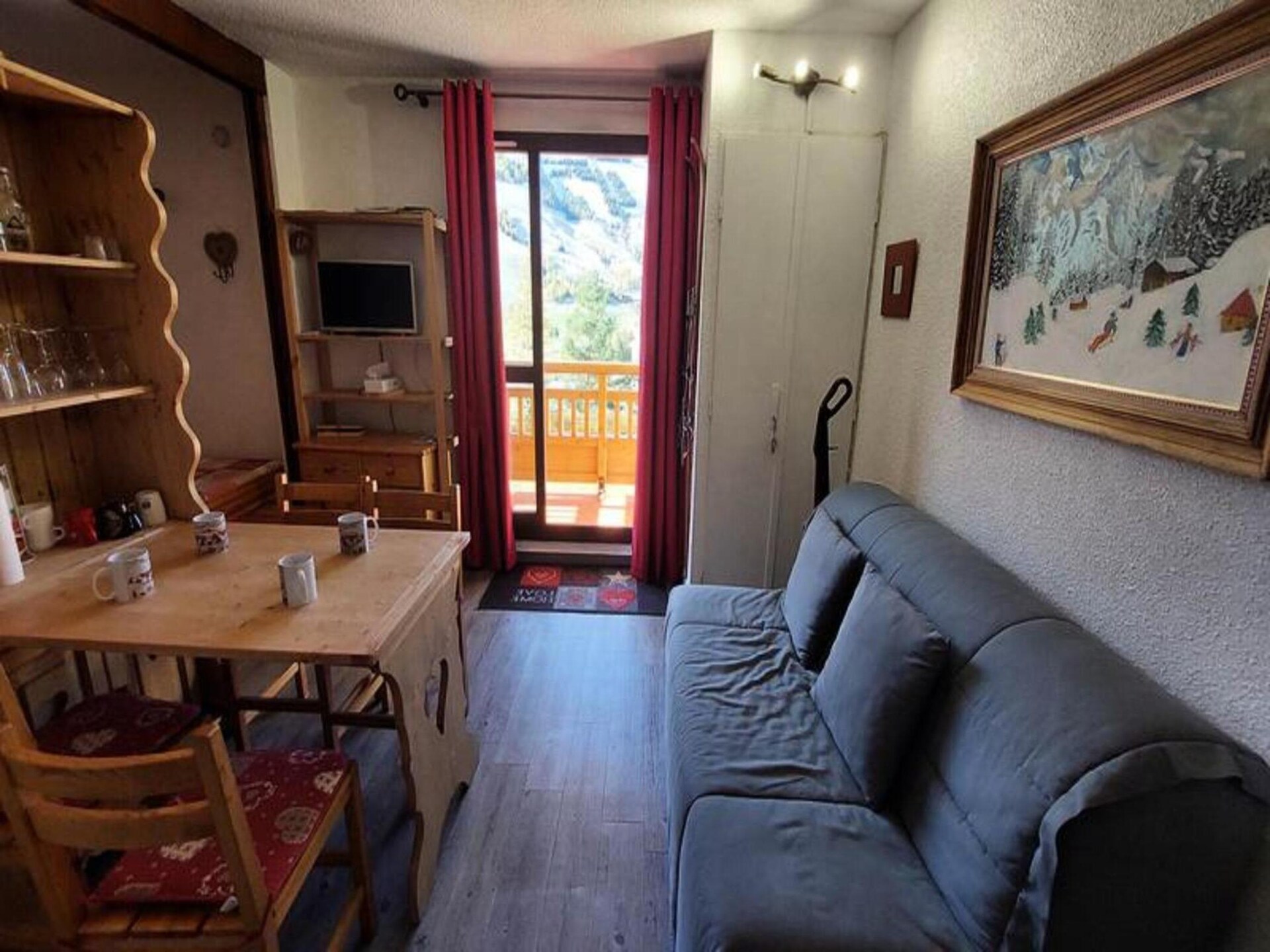 Knus appartement op 7e verdieping met balkon, vlakbij de Diable-lift in Venosc - foto 5