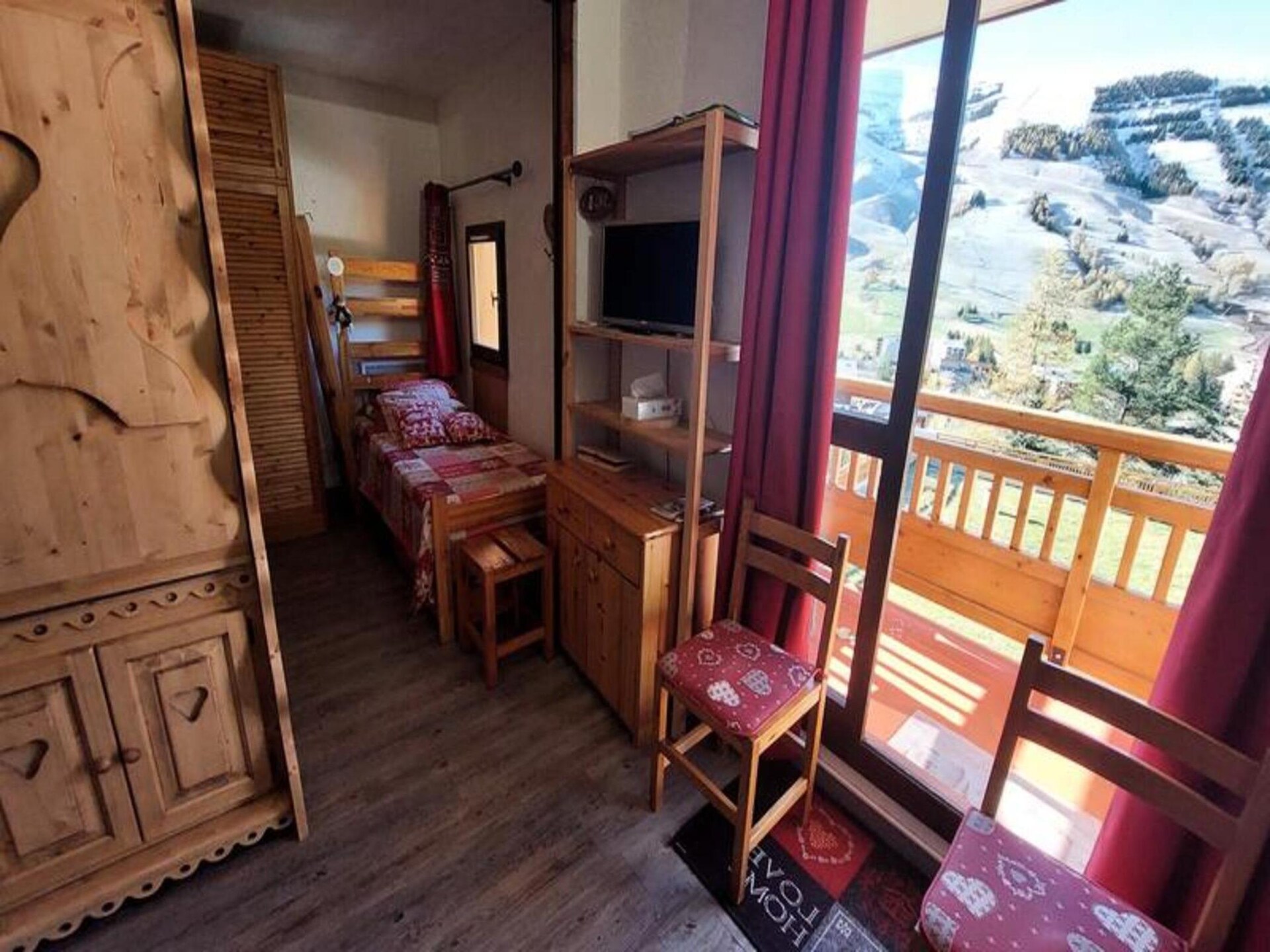 Knus appartement op 7e verdieping met balkon, vlakbij de Diable-lift in Venosc - foto 6
