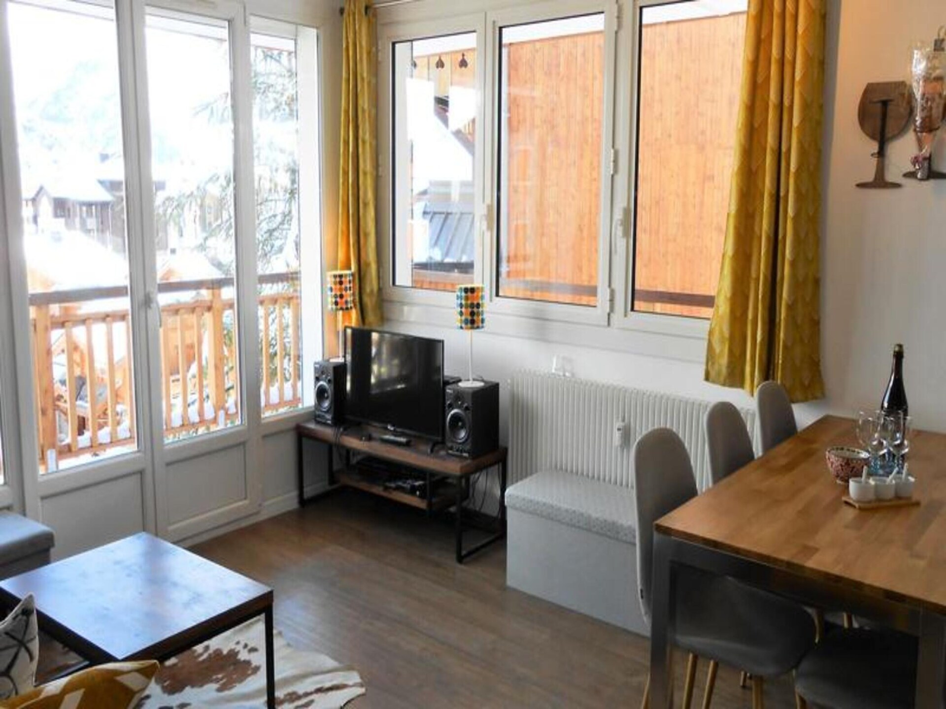 Knus appartement in Venosc met balkon en uitzicht op de Muzelle - foto 8