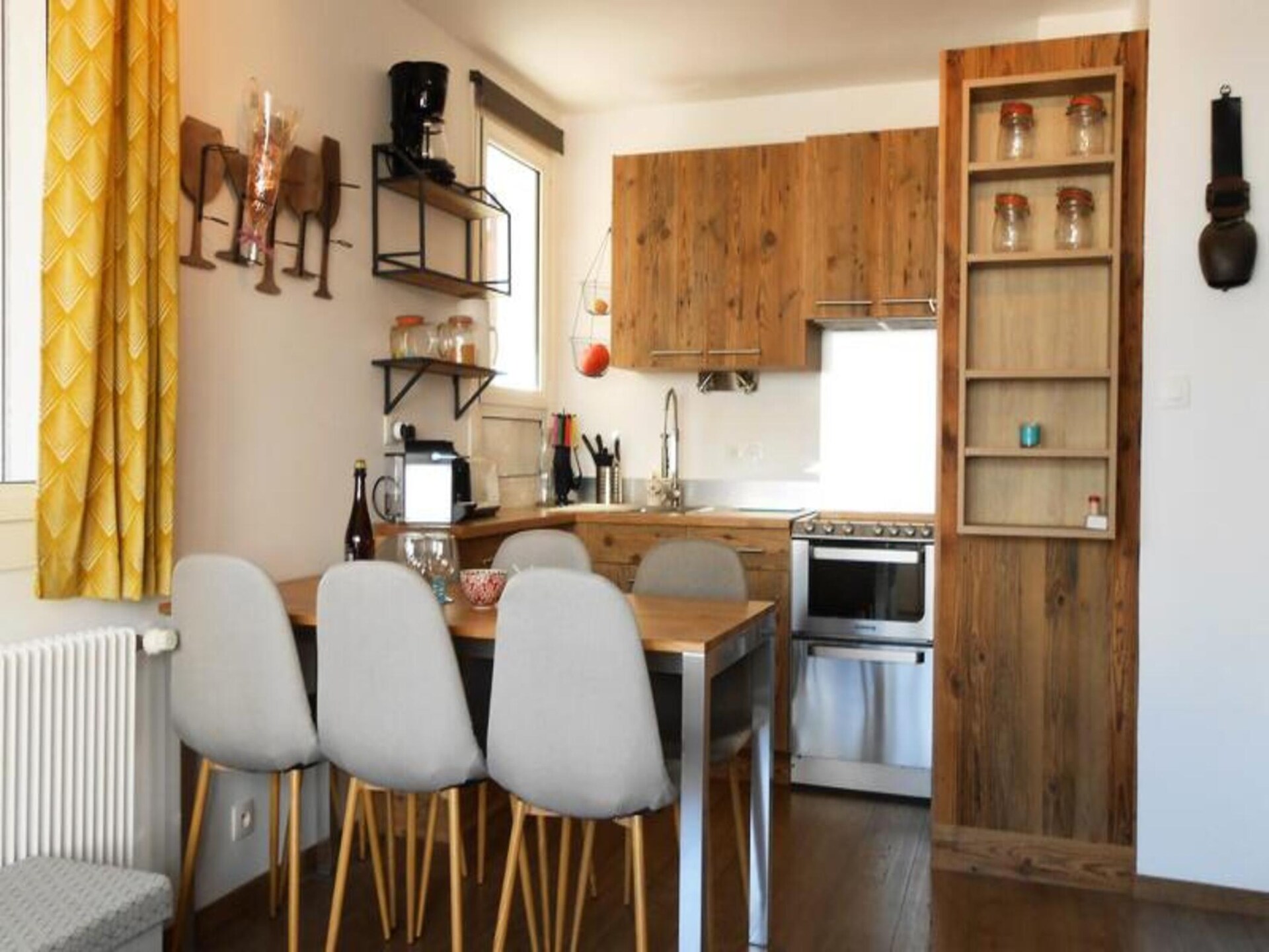 Knus appartement in Venosc met balkon en uitzicht op de Muzelle - foto 11