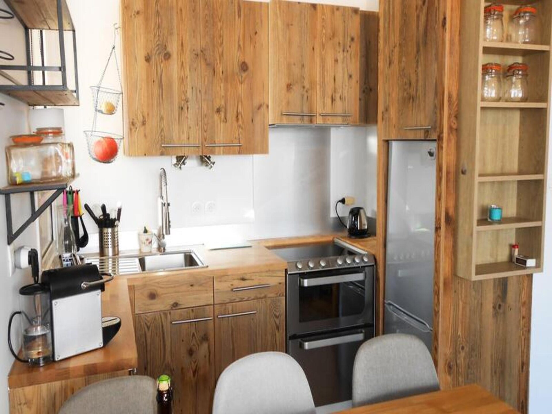 Knus appartement in Venosc met balkon en uitzicht op de Muzelle - foto 12