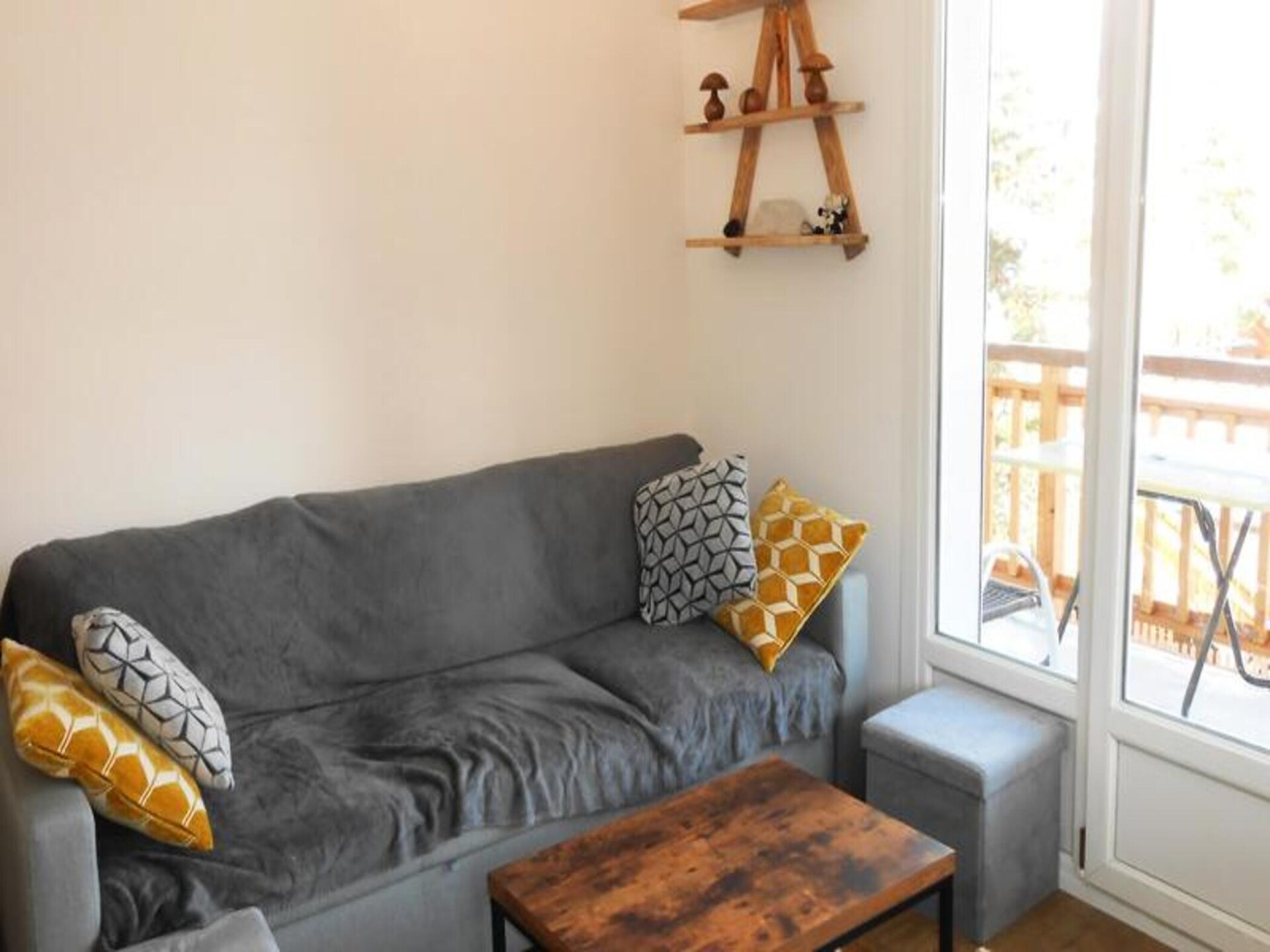 Knus appartement in Venosc met balkon en uitzicht op de Muzelle - foto 9