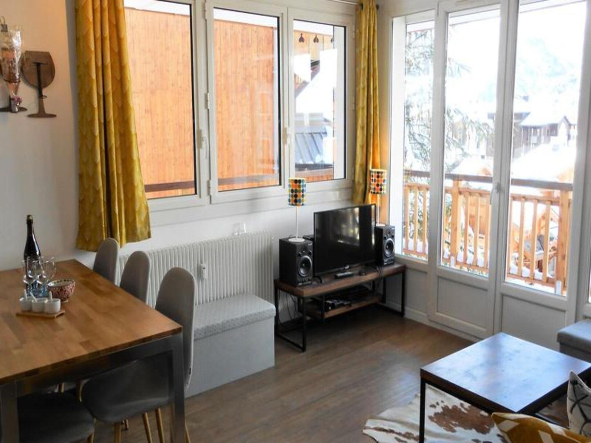 Knus appartement in Venosc met balkon en uitzicht op de Muzelle - foto 10