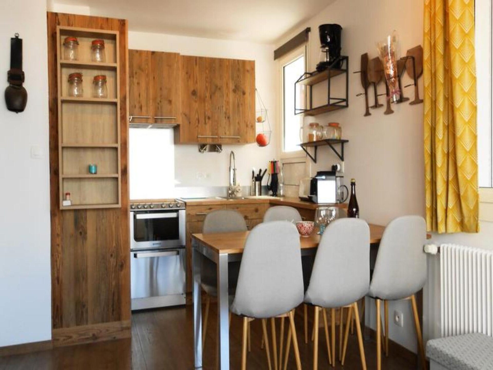 Knus appartement in Venosc met balkon en uitzicht op de Muzelle - foto 3