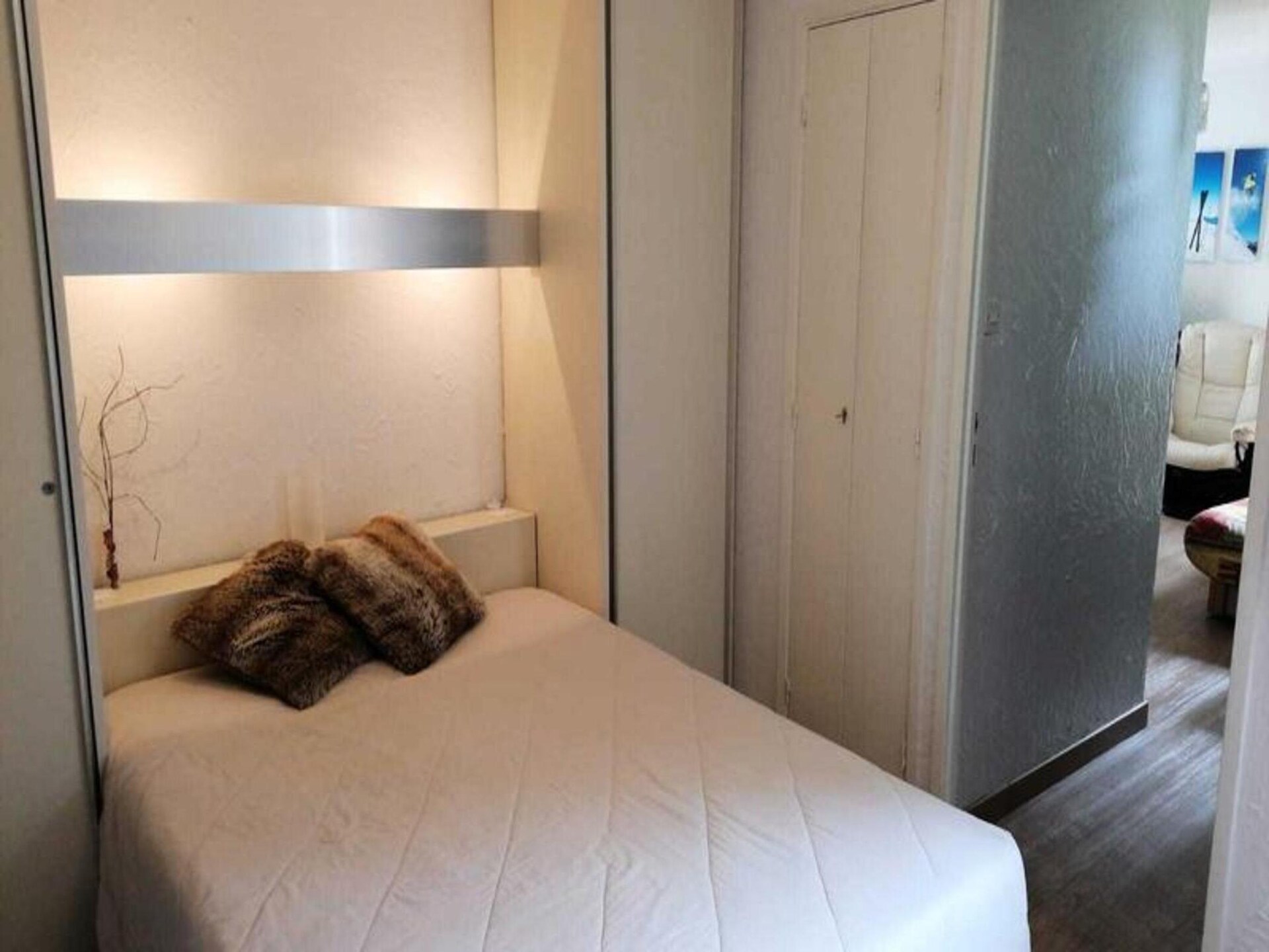 Appartement aan de piste in Venosc met balkon en uitzicht op de gletsjer - foto 12