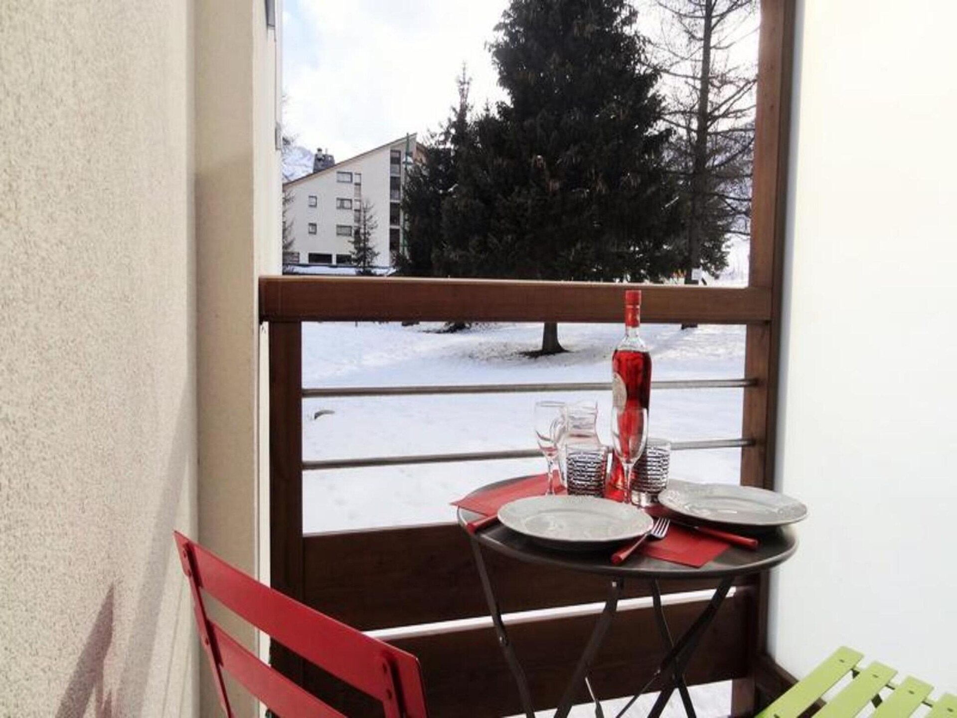 Appartement aan de piste in Venosc met balkon en uitzicht op de gletsjer - foto 16
