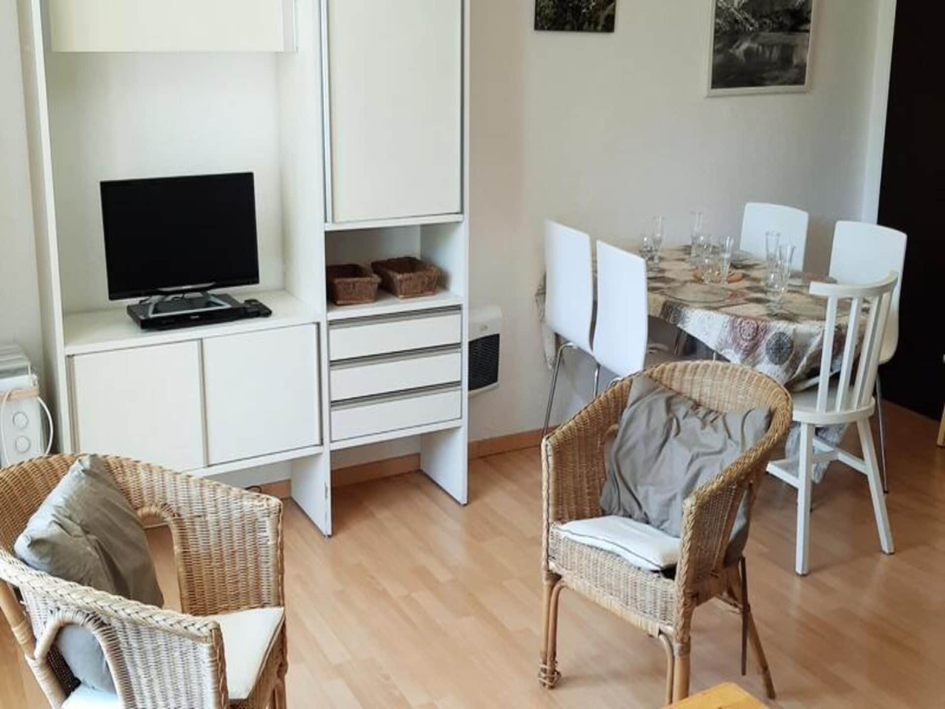 Studio op de piste in Vénosc met zuidbalkon en uitzicht op de gletsjer - foto 4