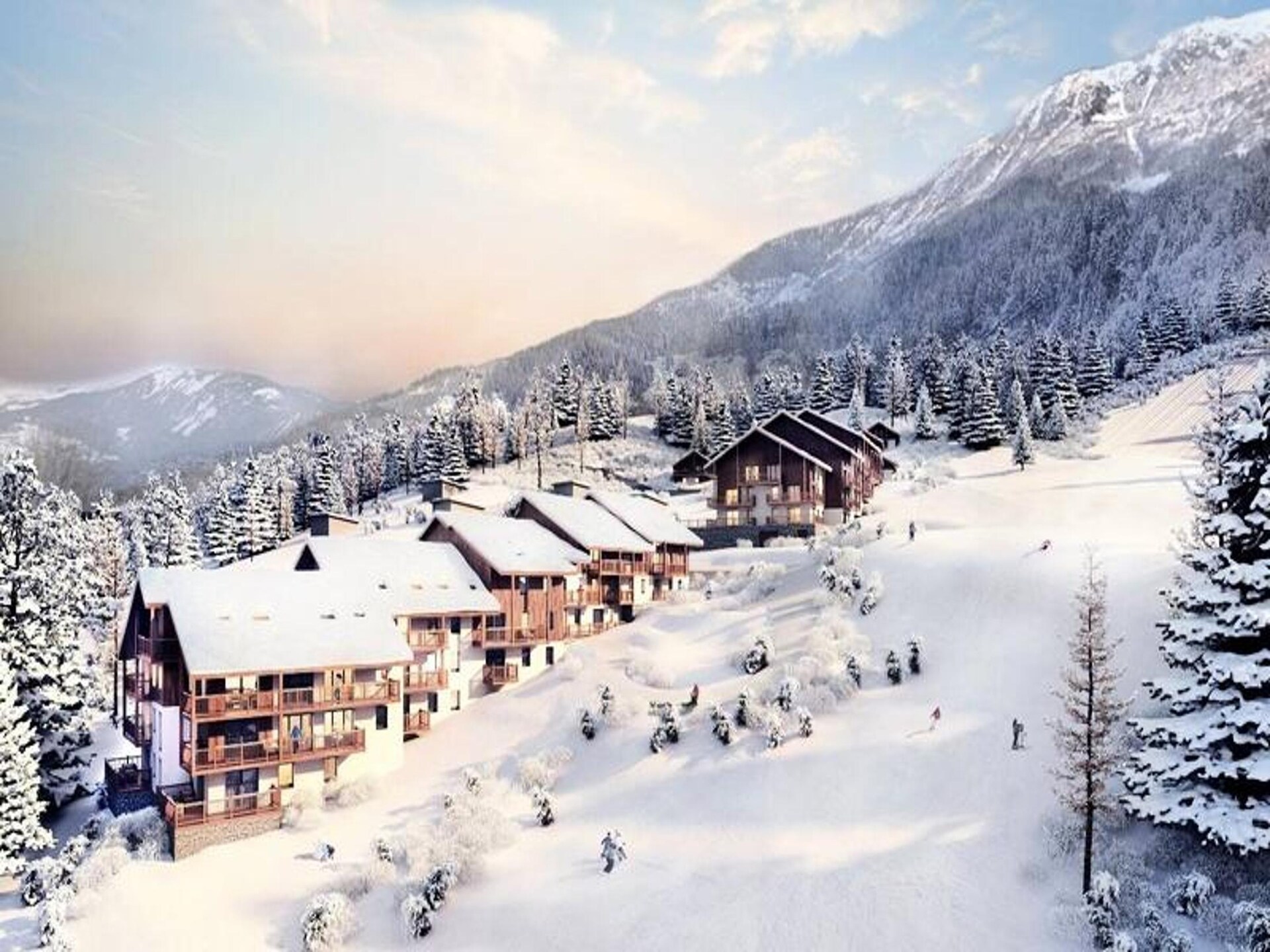 Modern appartement in Les Avanchers Valmorel voor 5 personen - foto 21