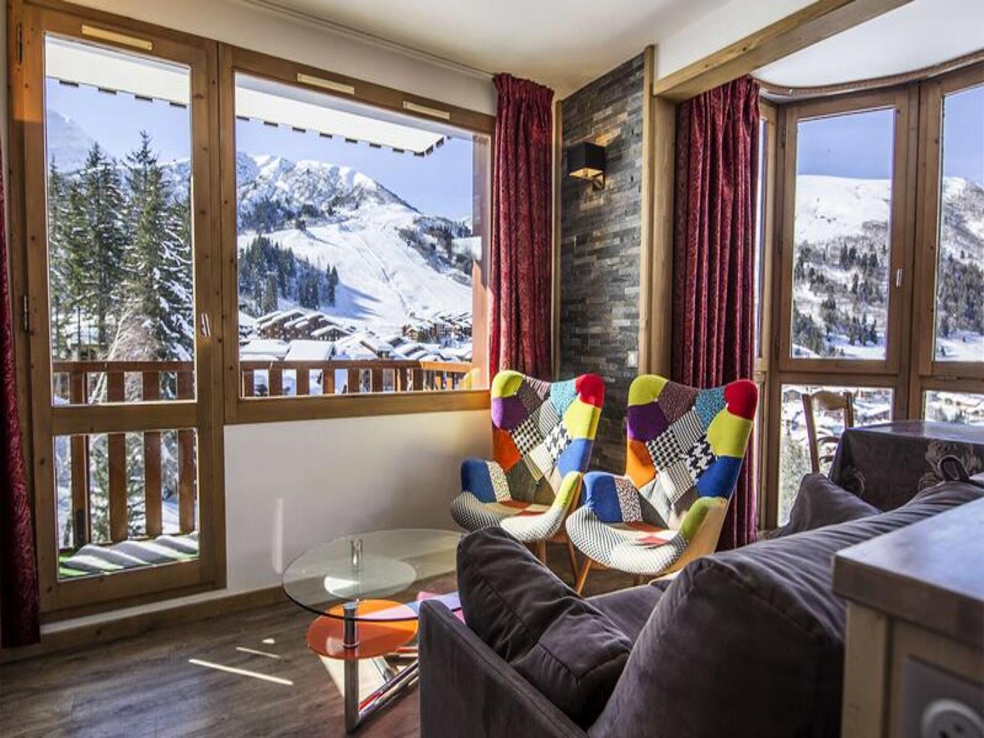 Résidence Cheval Blanc: 3-kamerappartement voor 6 personen in Les Avanchers Valmorel - foto 12