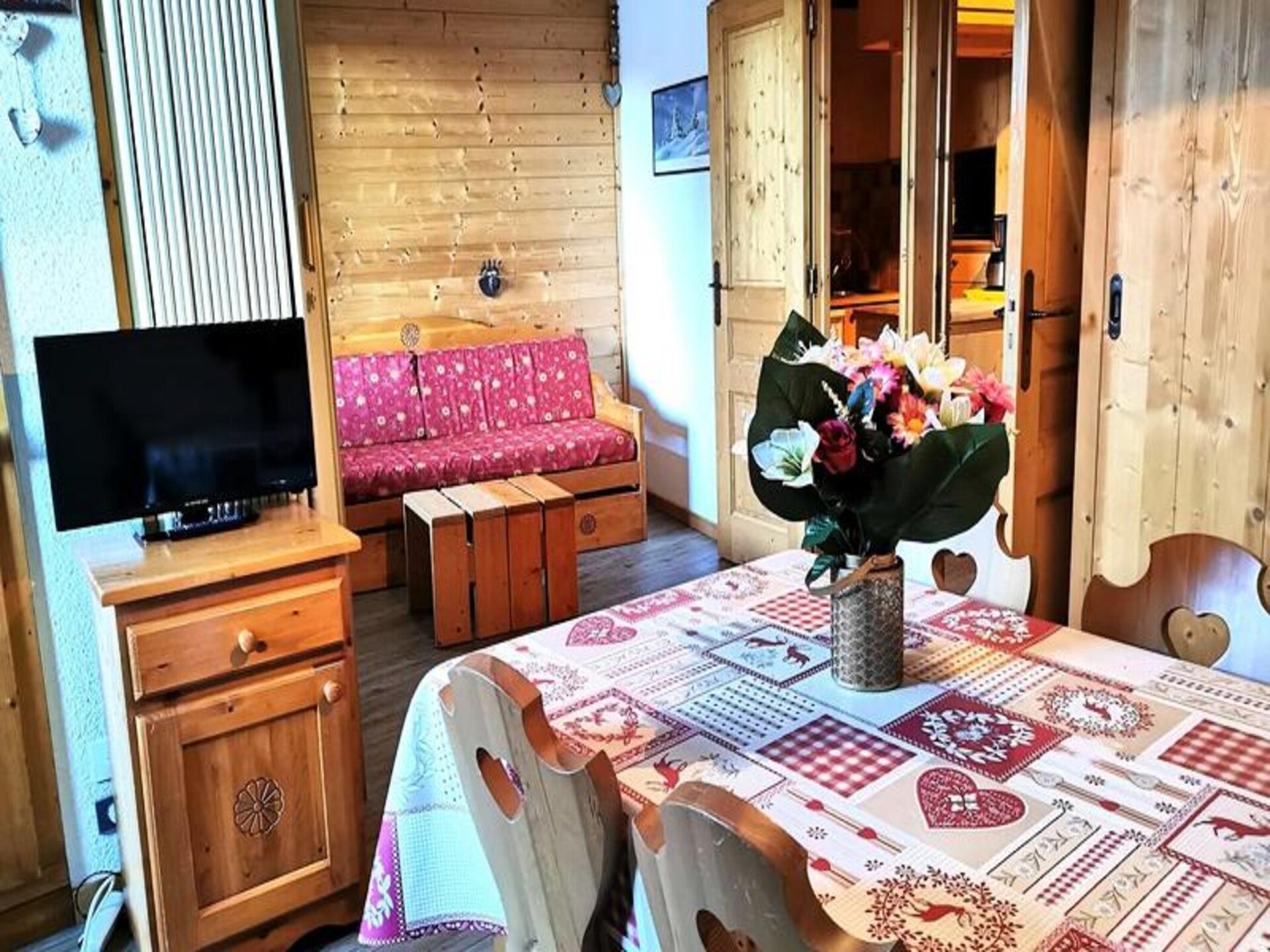 Knusse studio voor 4 in La Forêt, vlakbij de pistes van Valmorel - foto 7