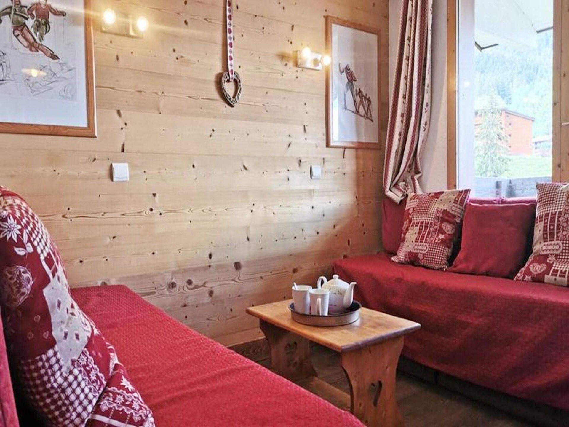 Ski-in, ski-out appartement voor 6 personen in Les Avanchers Valmorel - foto 1