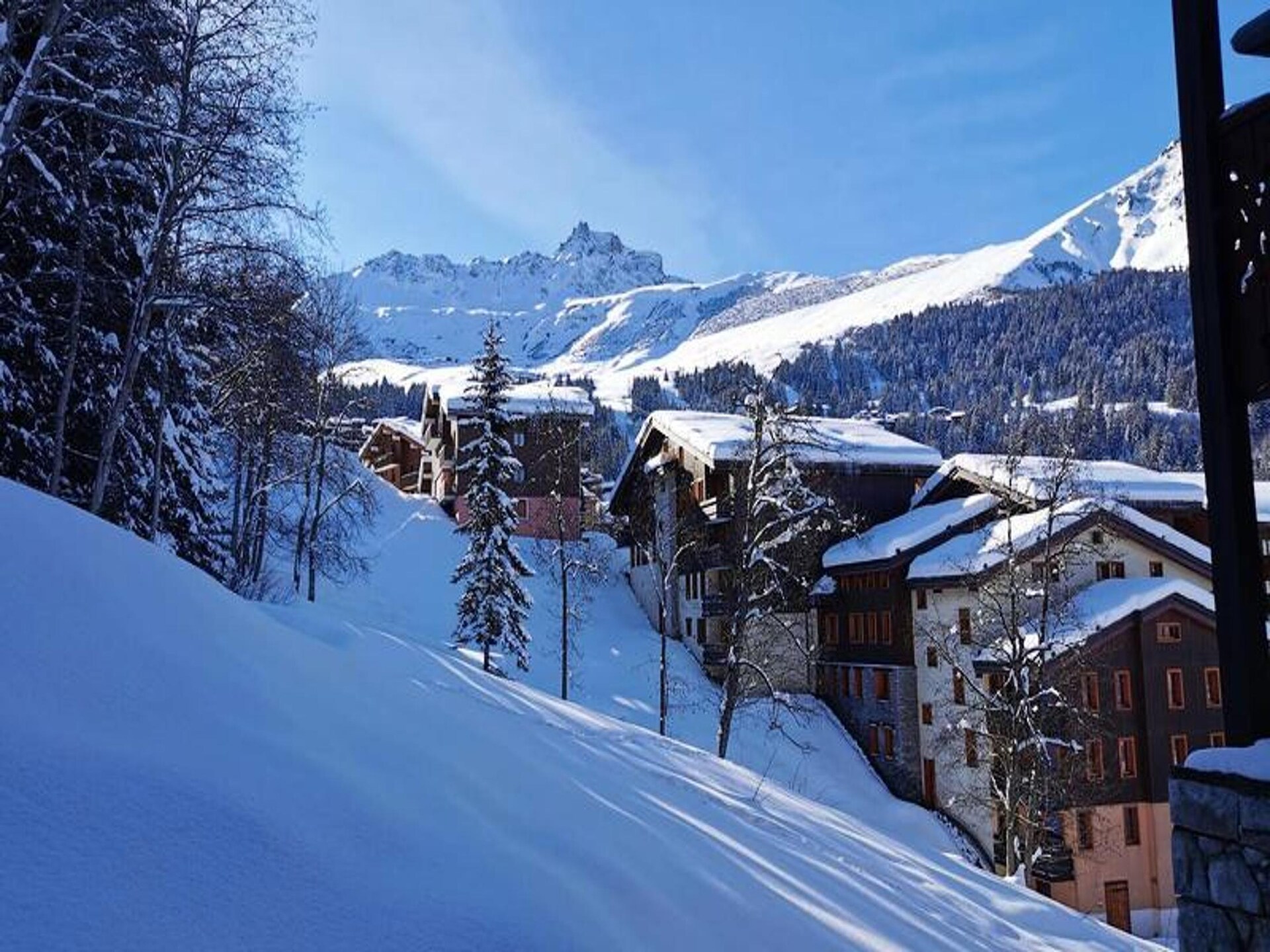 Studio op de piste in Valmorel met balkon, 4 personen - foto 22