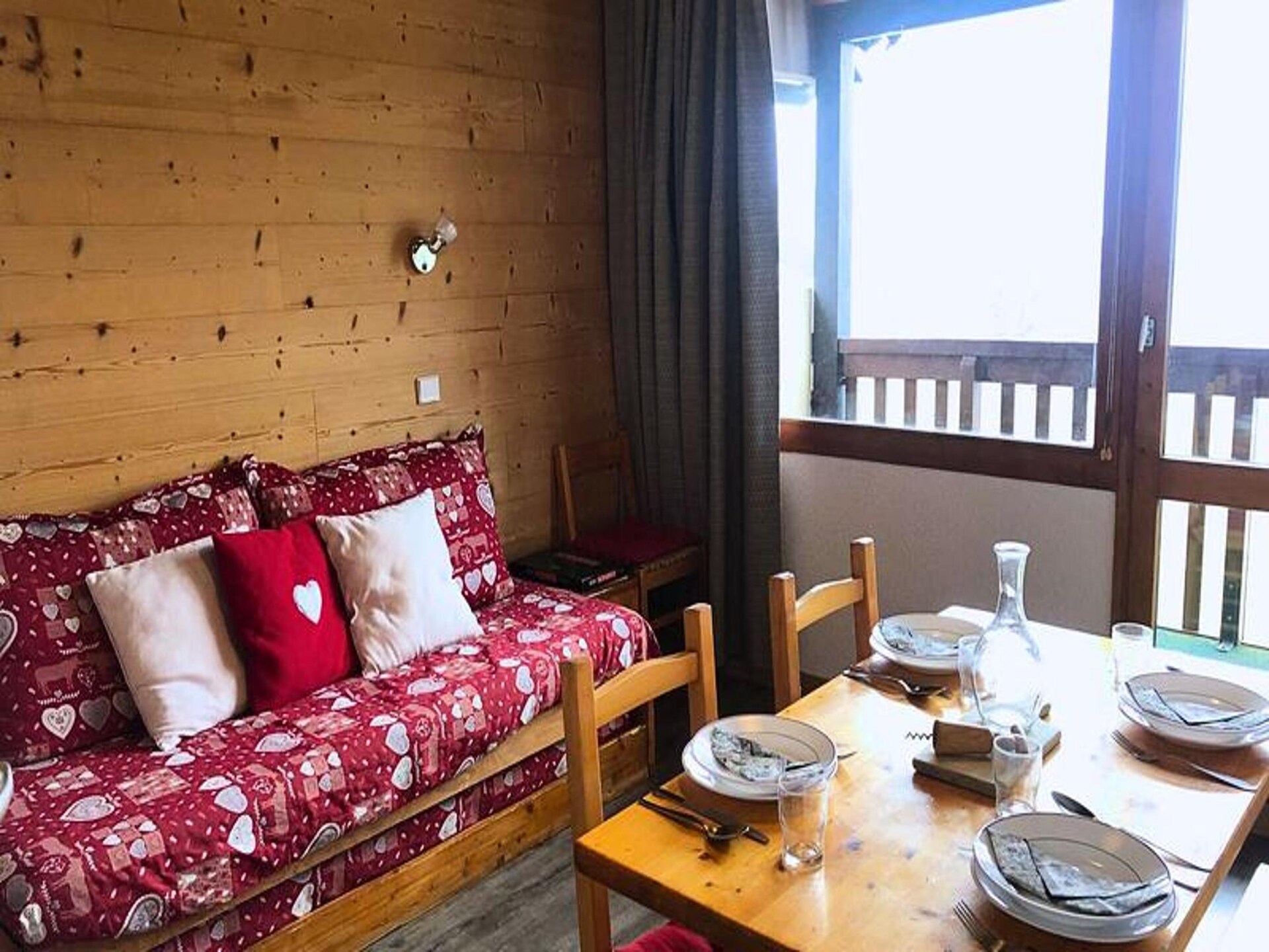 Appartement 5 pers. aan de voet van de piste in Les Avanchers Valmorel - foto 4