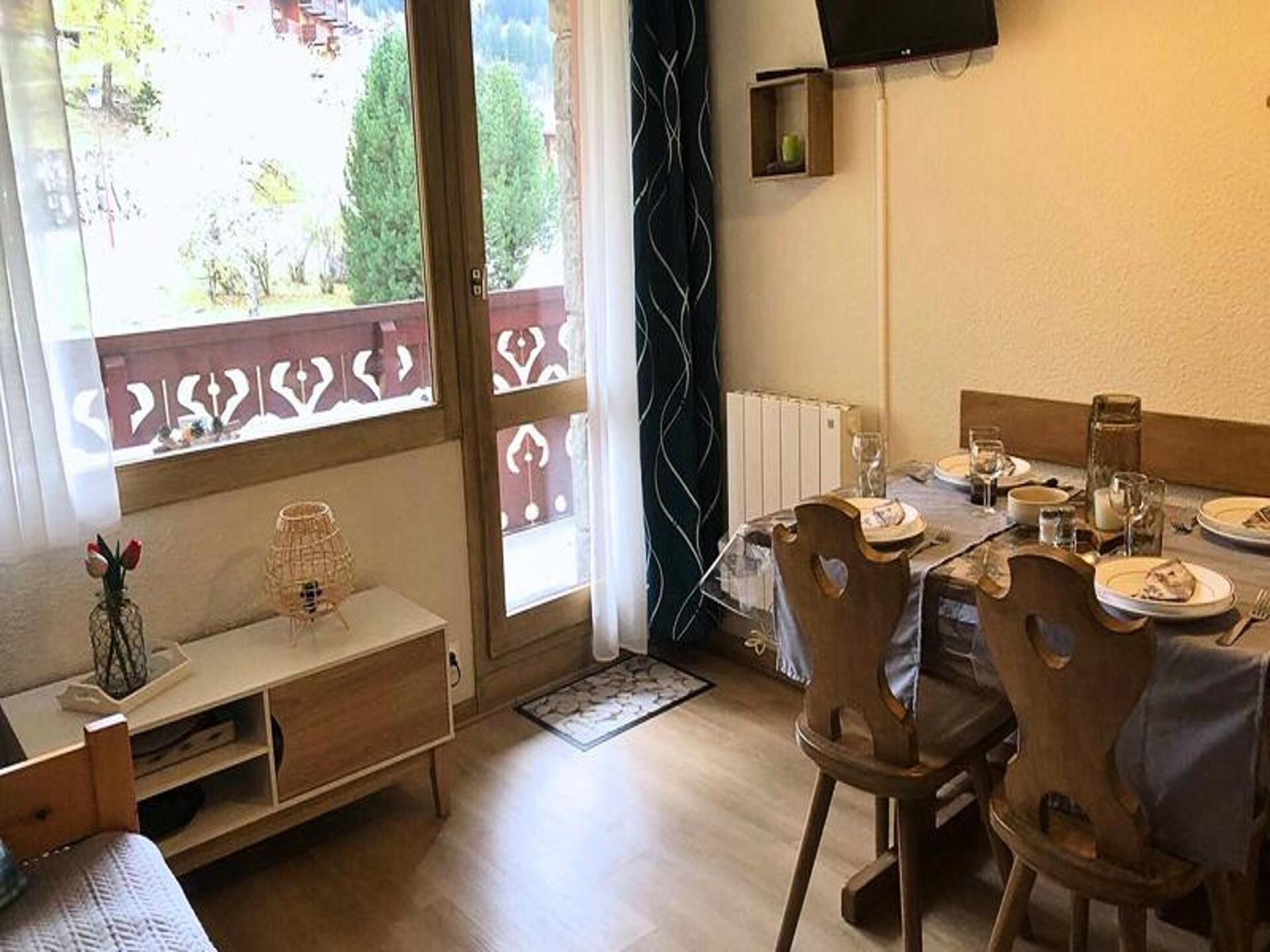Appartement 5 pers. aan de voet van de piste in Les Avanchers Valmorel - foto 6